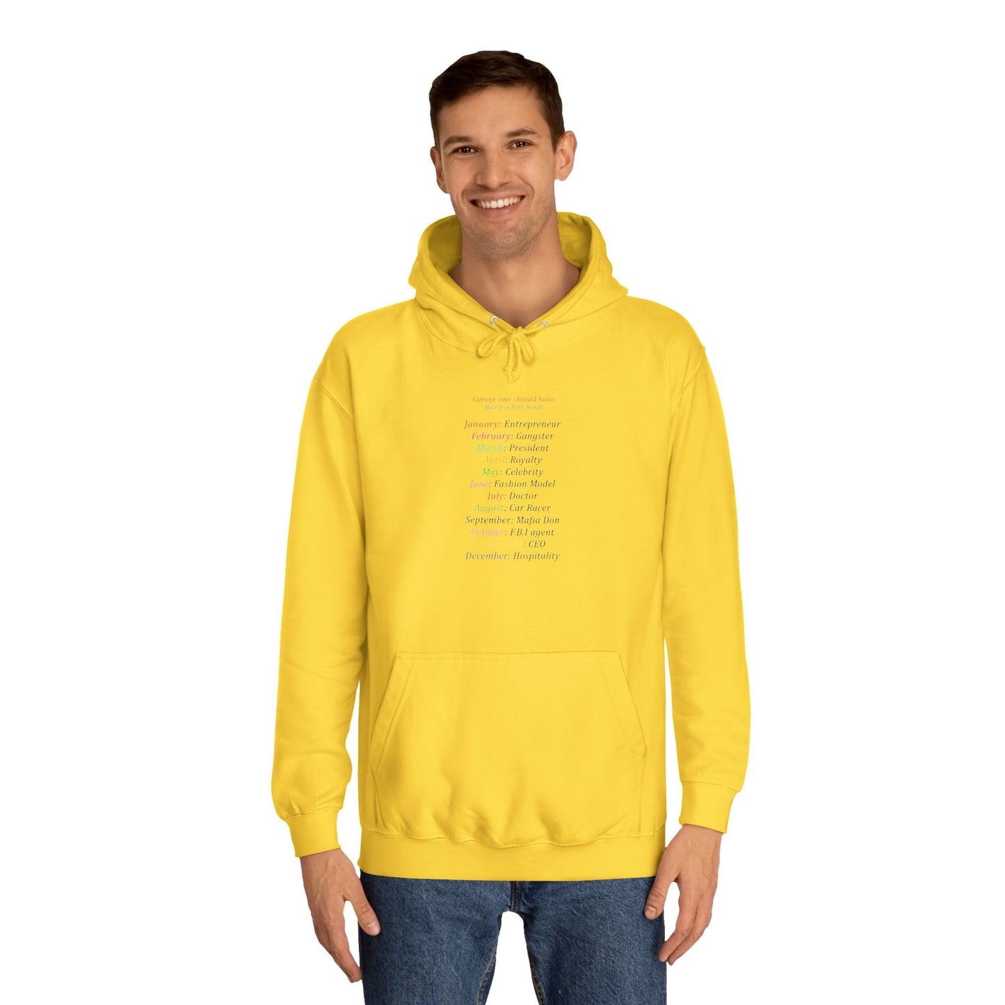Birth Month Career Pride (Hoodie - Cozy and Durable)