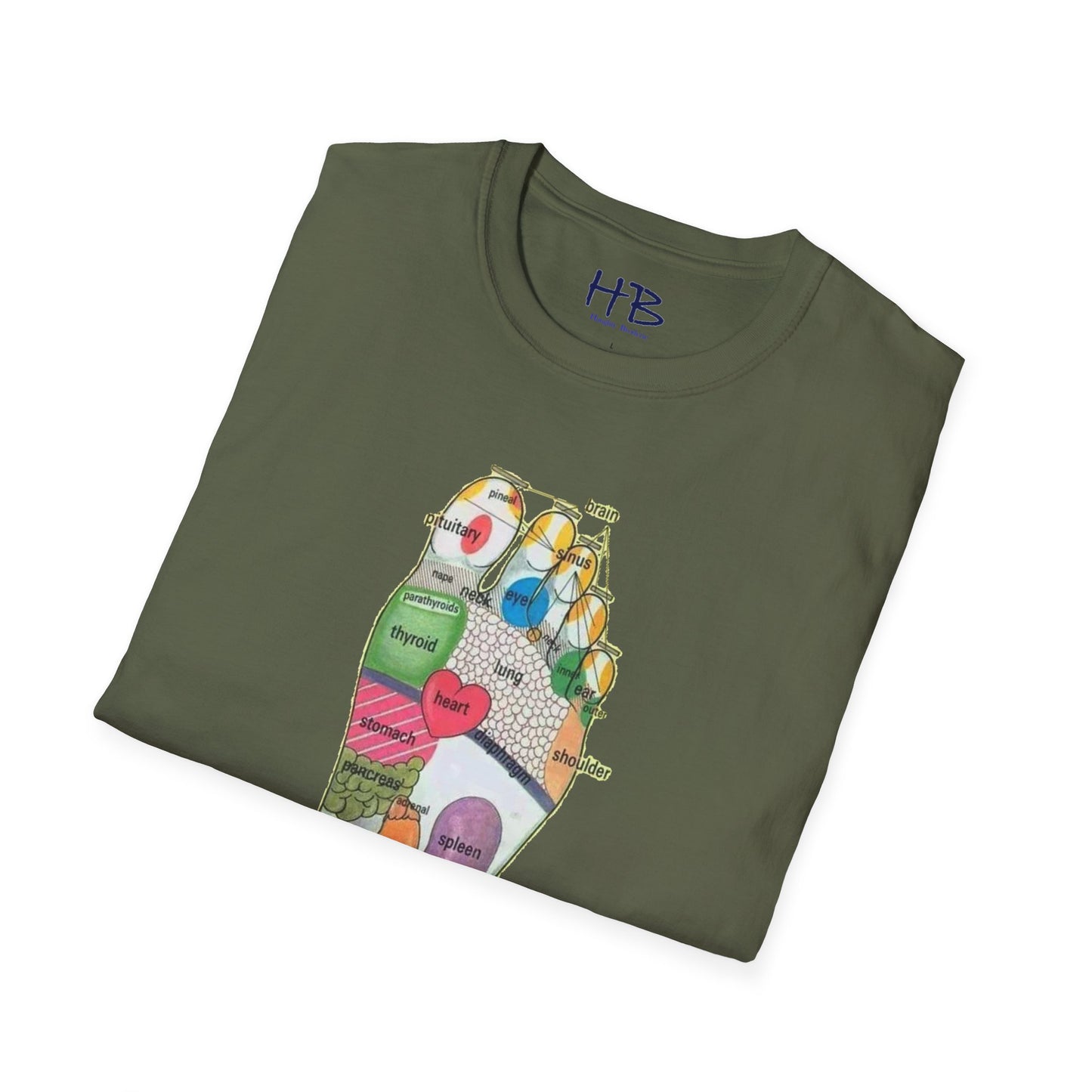 Foot's Palm Wisdom: Unlocking the Secrets of Holistic Well-Being with Our Captivating Tee Shirt"
