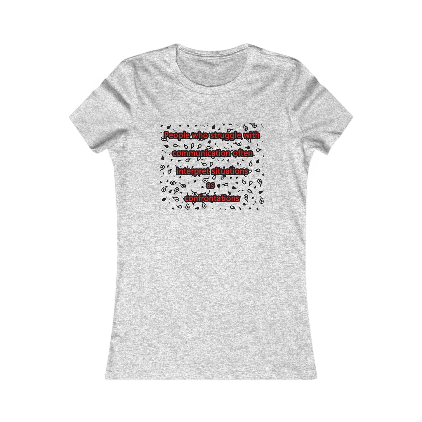Communication issues perceived as arguments (Women - Premium Cotton Tee)