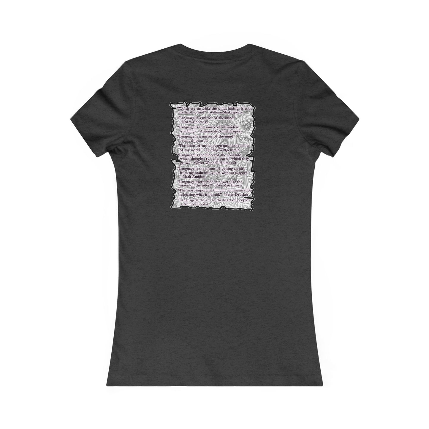 Different words which are spelled out to describe the opposite of it!! (Women - Premium Cotton Tee)