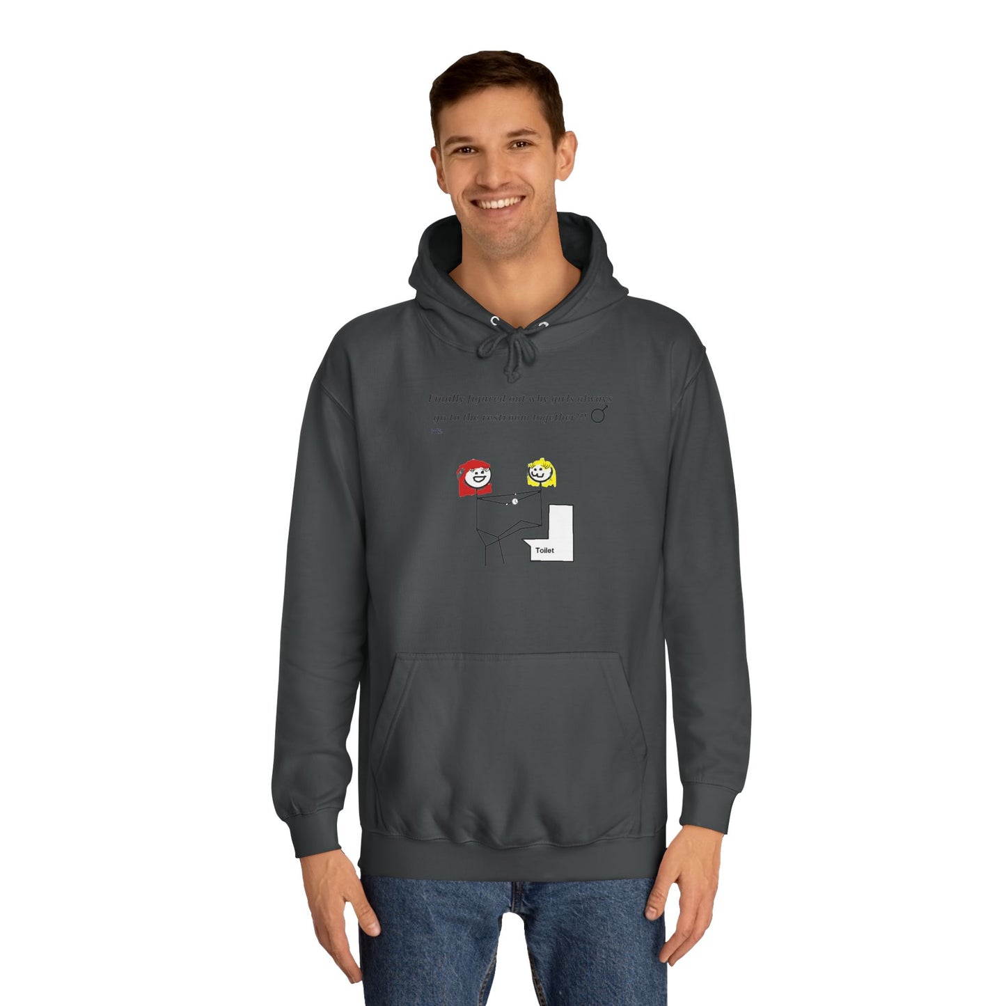 Get Yours Now -- Humorous Restroom Companions Revelations (Hoodie - Cozy and Durable)