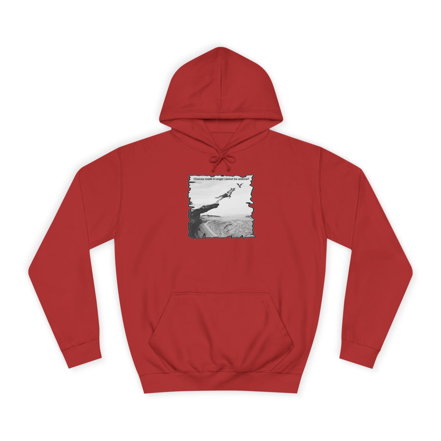 UnWise Woof Cliffhanger Choice Anger's Edge (Hoodie - Cozy and Durable)