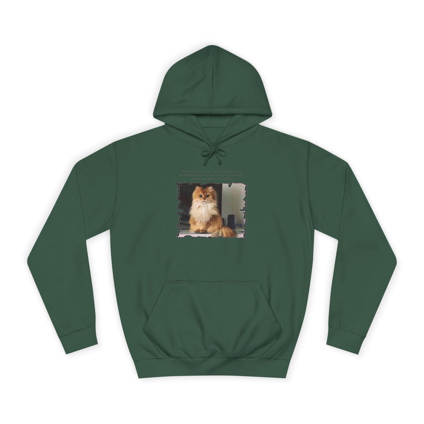 Get Yours Now -- Mesmerizing Lonely Kitty (Hoodie - Cozy and Durable)