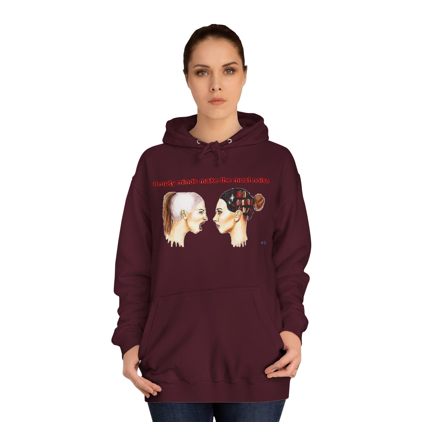 Get Yours Now -- Noiseless Nobility to Educate with The Power of Quiet Intellect (Hoodie - Cozy and Durable)
