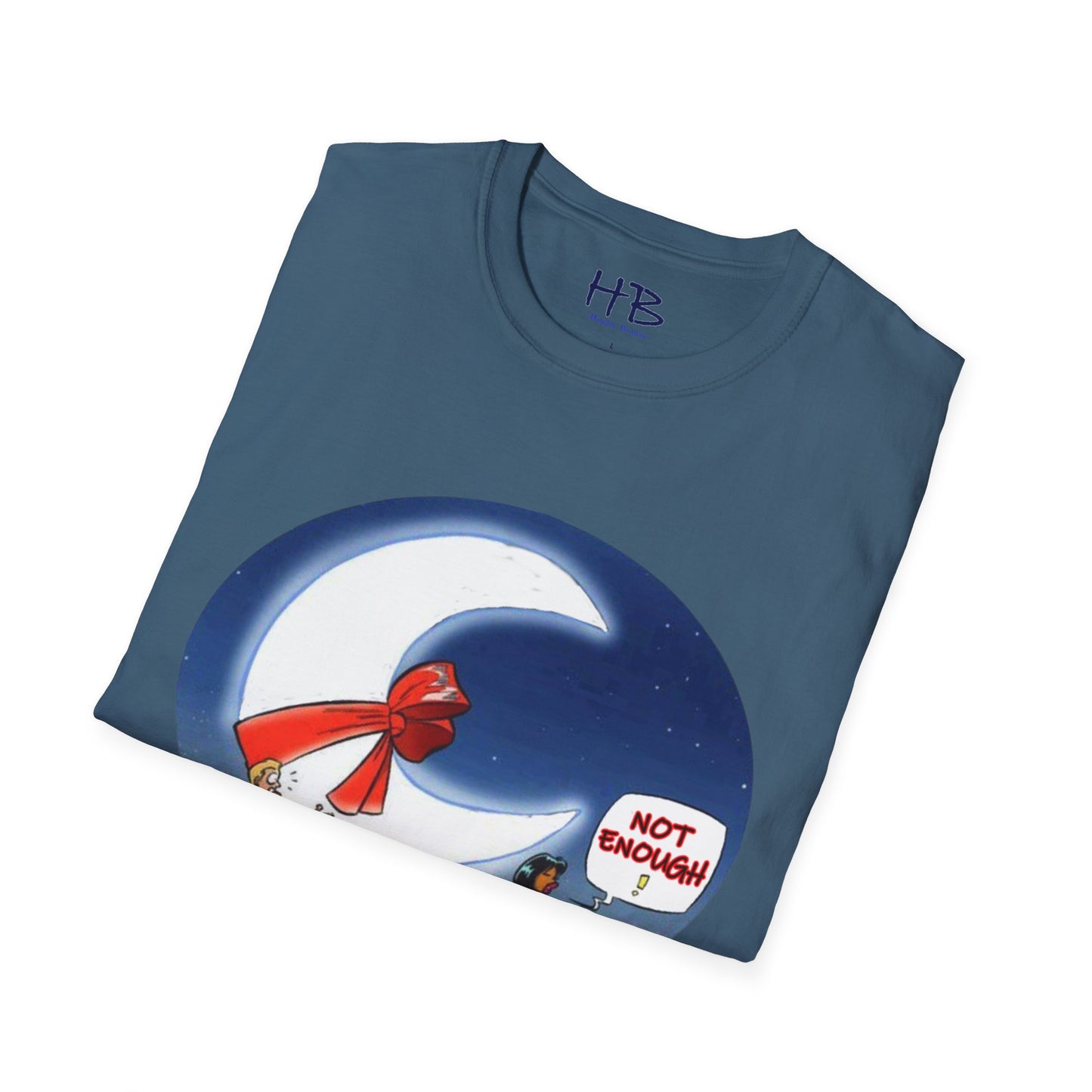 Moonlit Romance Unveiled with a Visual Metaphor of Unsatisfied Desires; The 'NOT ENOUGH!' Story