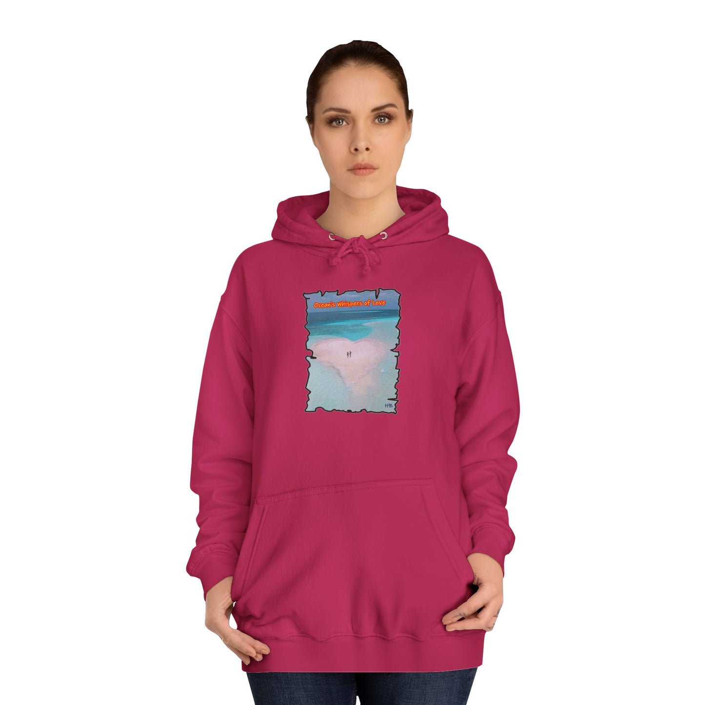 Get Yours Now -- Mystical Sands: Love's Eternal Enchantment Ode to Love (Hoodie - Cozy and Durable)