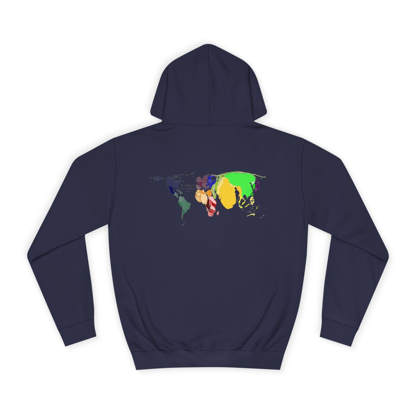 Get Yours Now -- Global density world population (Hoodie - Cozy and Durable)