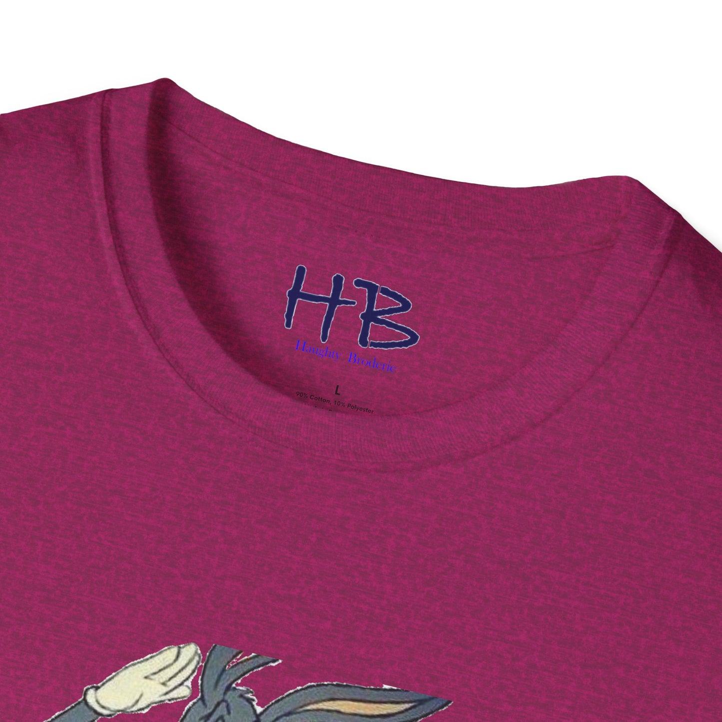 Bugs being playful with his bunny lady