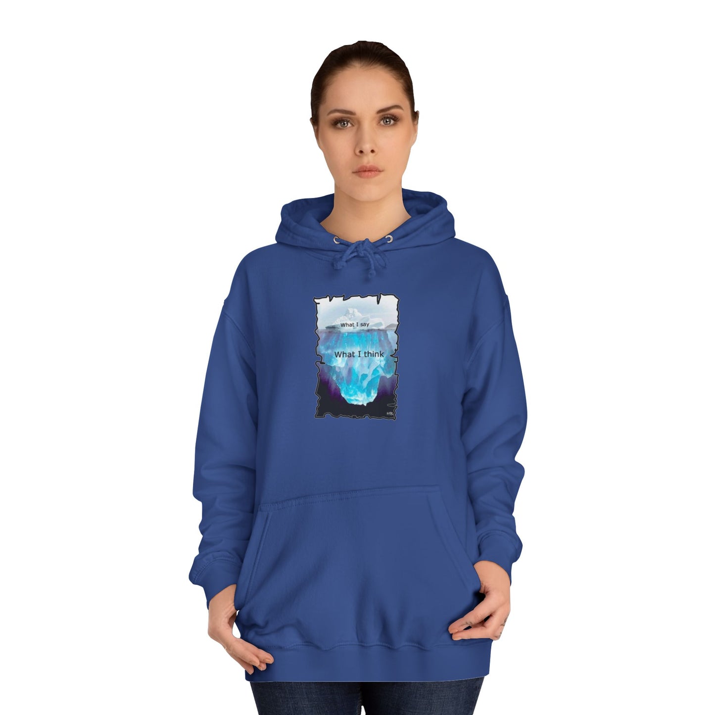 Below the Surface Veiled Verbalization (Hoodie - Cozy and Durable)