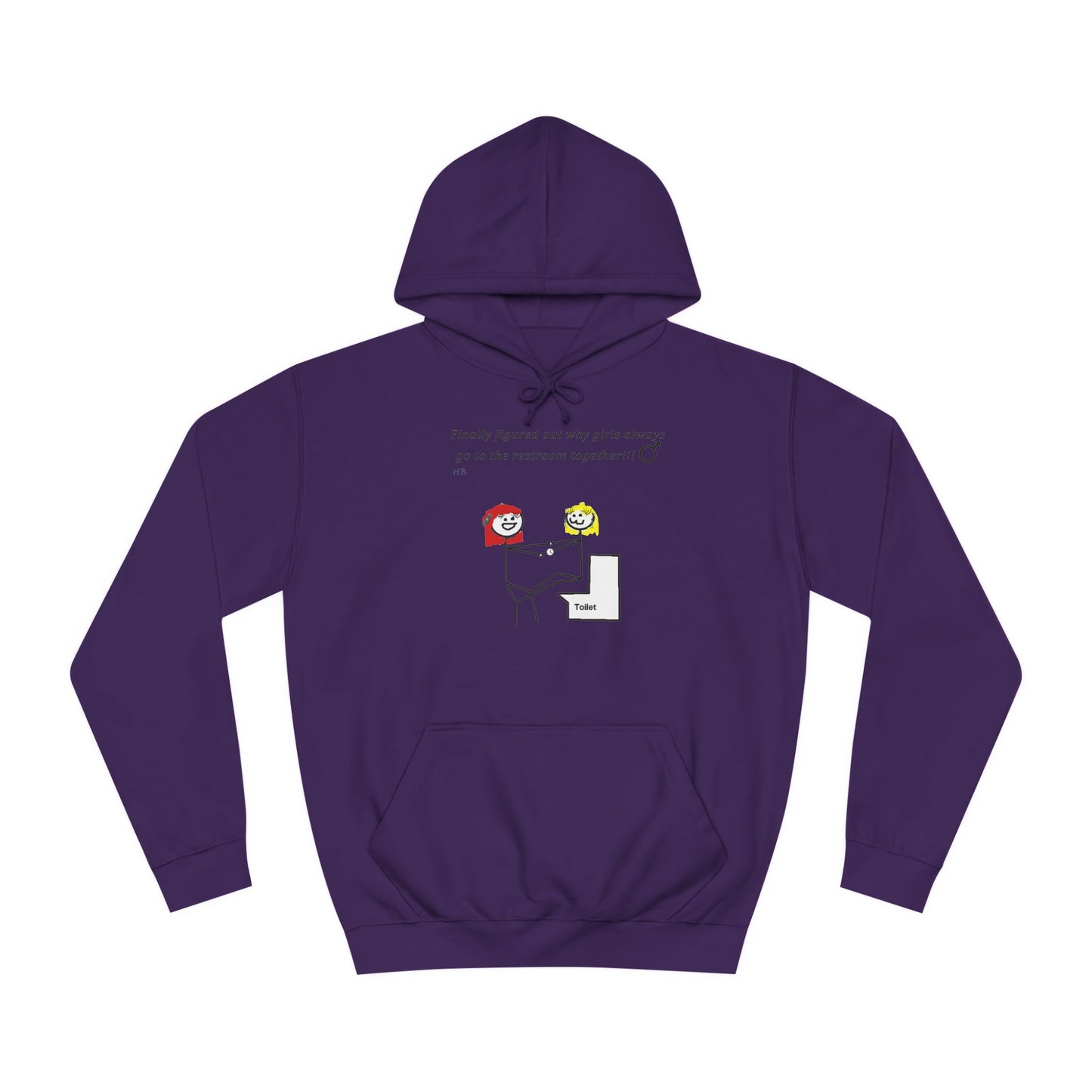 Get Yours Now -- Humorous Restroom Companions Revelations (Hoodie - Cozy and Durable)