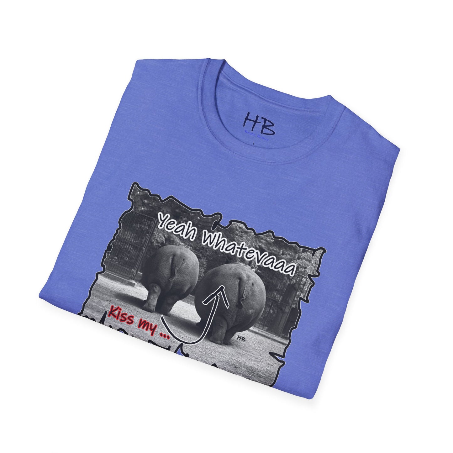 Humorous Whimsical Sarcastic Hippo Laugh-Inducing; Truth to be told to annoying people in your life