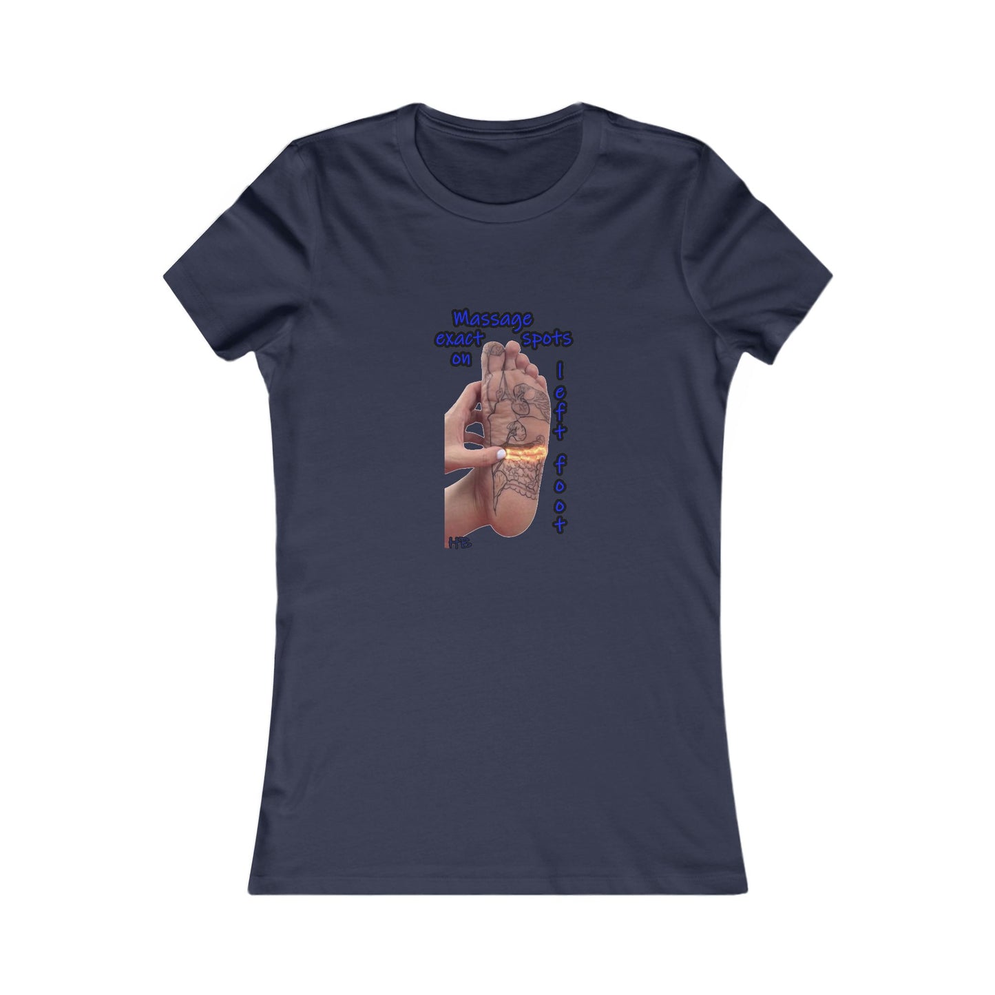 Foot-Palm Wellness Organic Harmony;  Self-Care Holistic Healthwear (Women - Premium Cotton Tee)