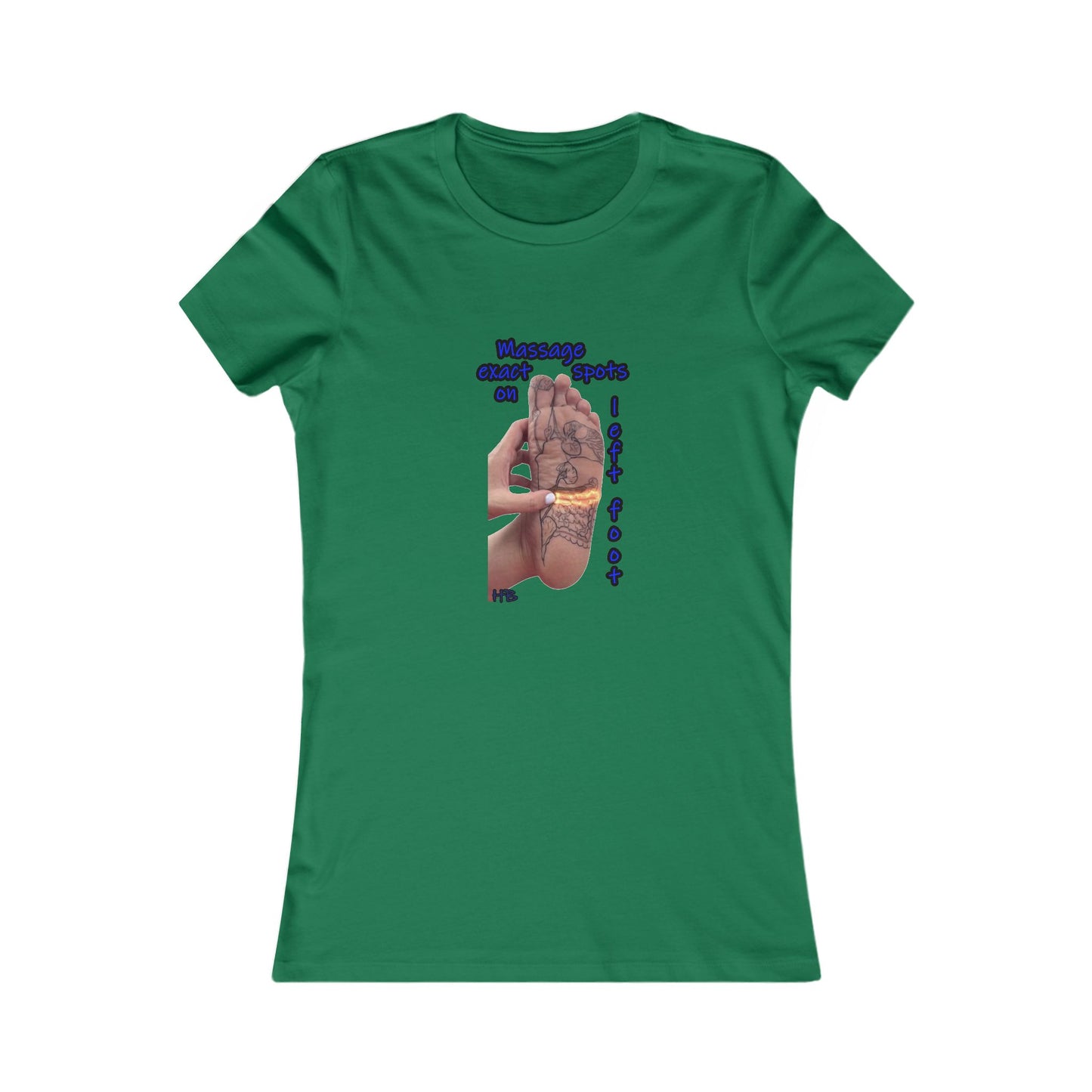 Foot-Palm Wellness Organic Harmony;  Self-Care Holistic Healthwear (Women - Premium Cotton Tee)