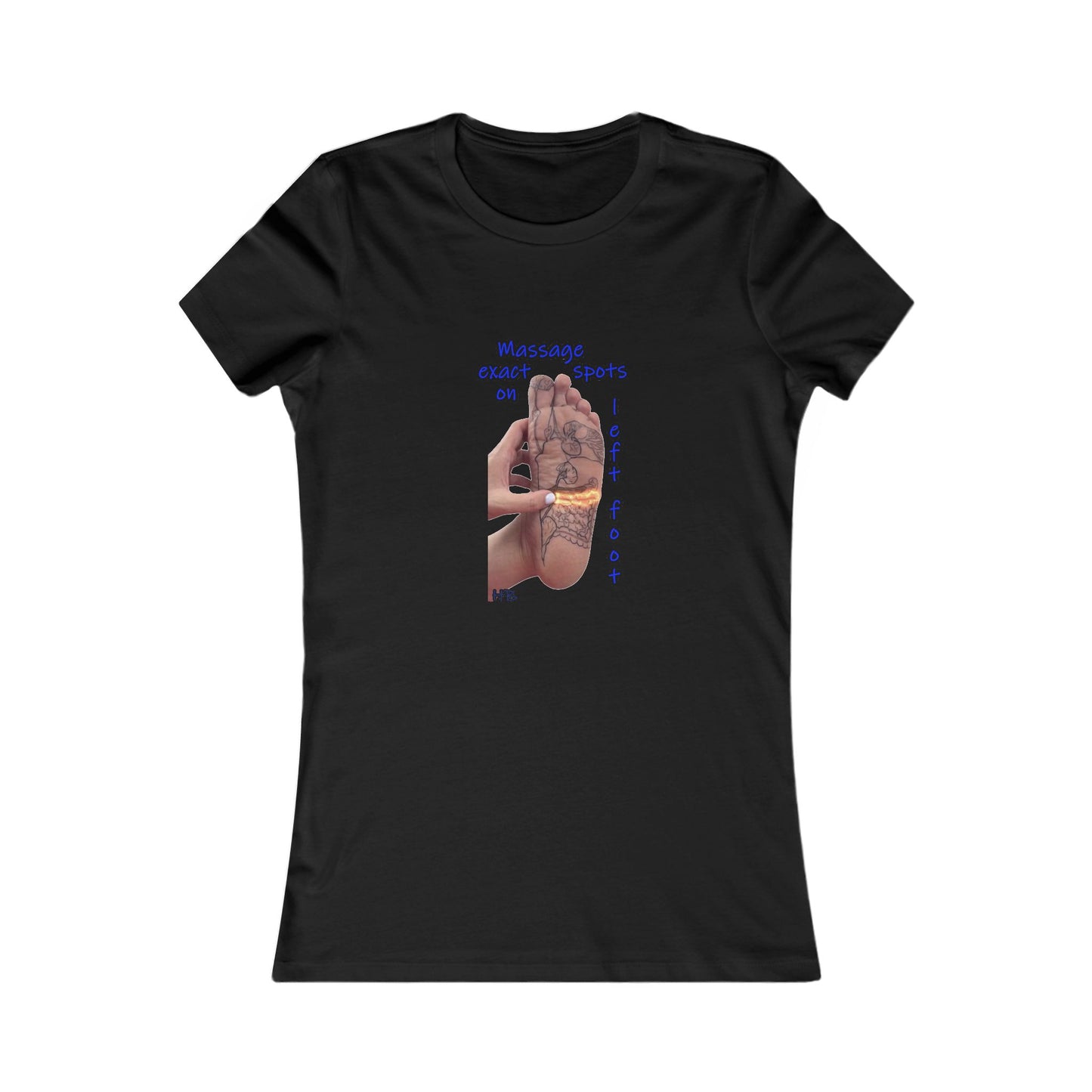 Foot-Palm Wellness Organic Harmony;  Self-Care Holistic Healthwear (Women - Premium Cotton Tee)