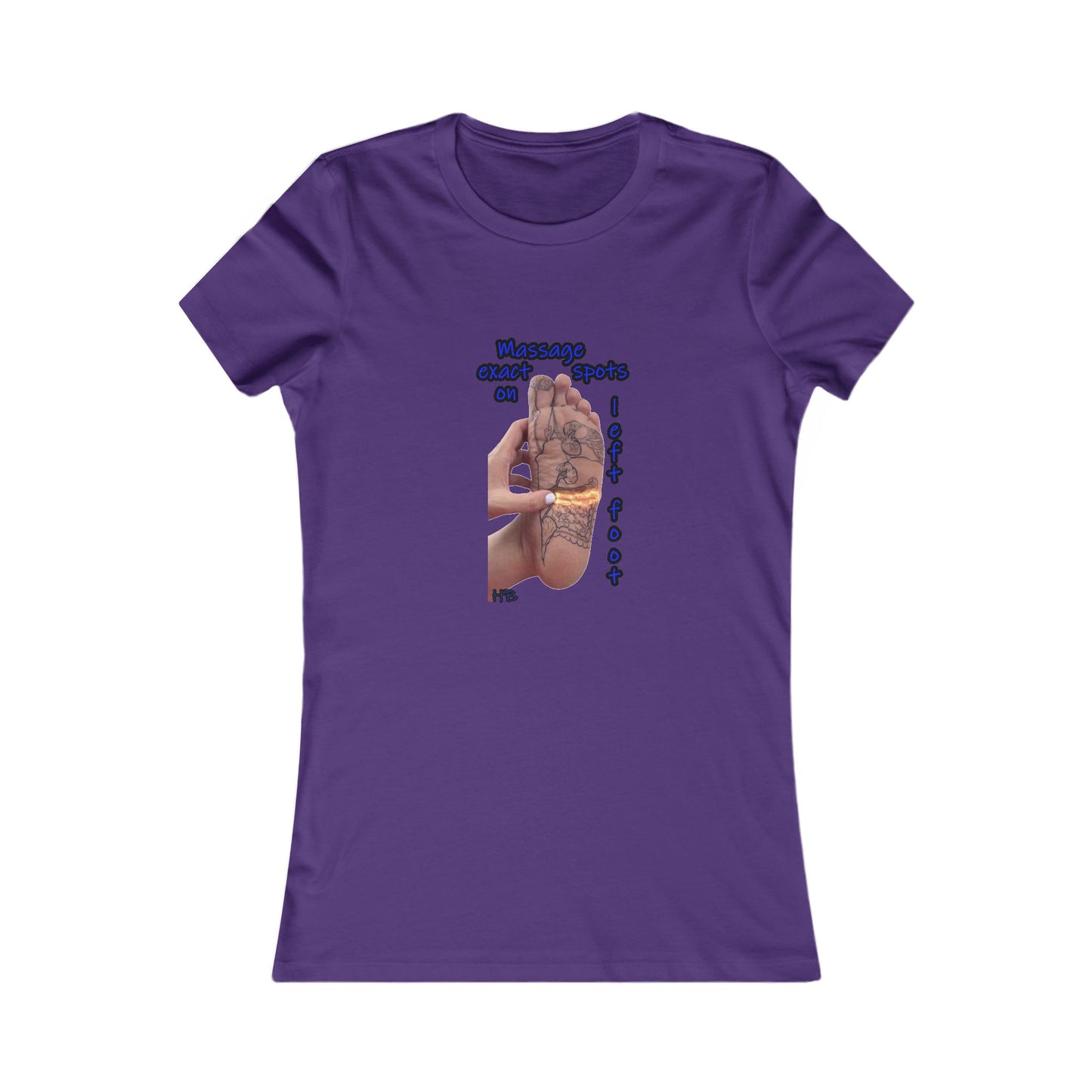 Foot-Palm Wellness Organic Harmony;  Self-Care Holistic Healthwear (Women - Premium Cotton Tee)