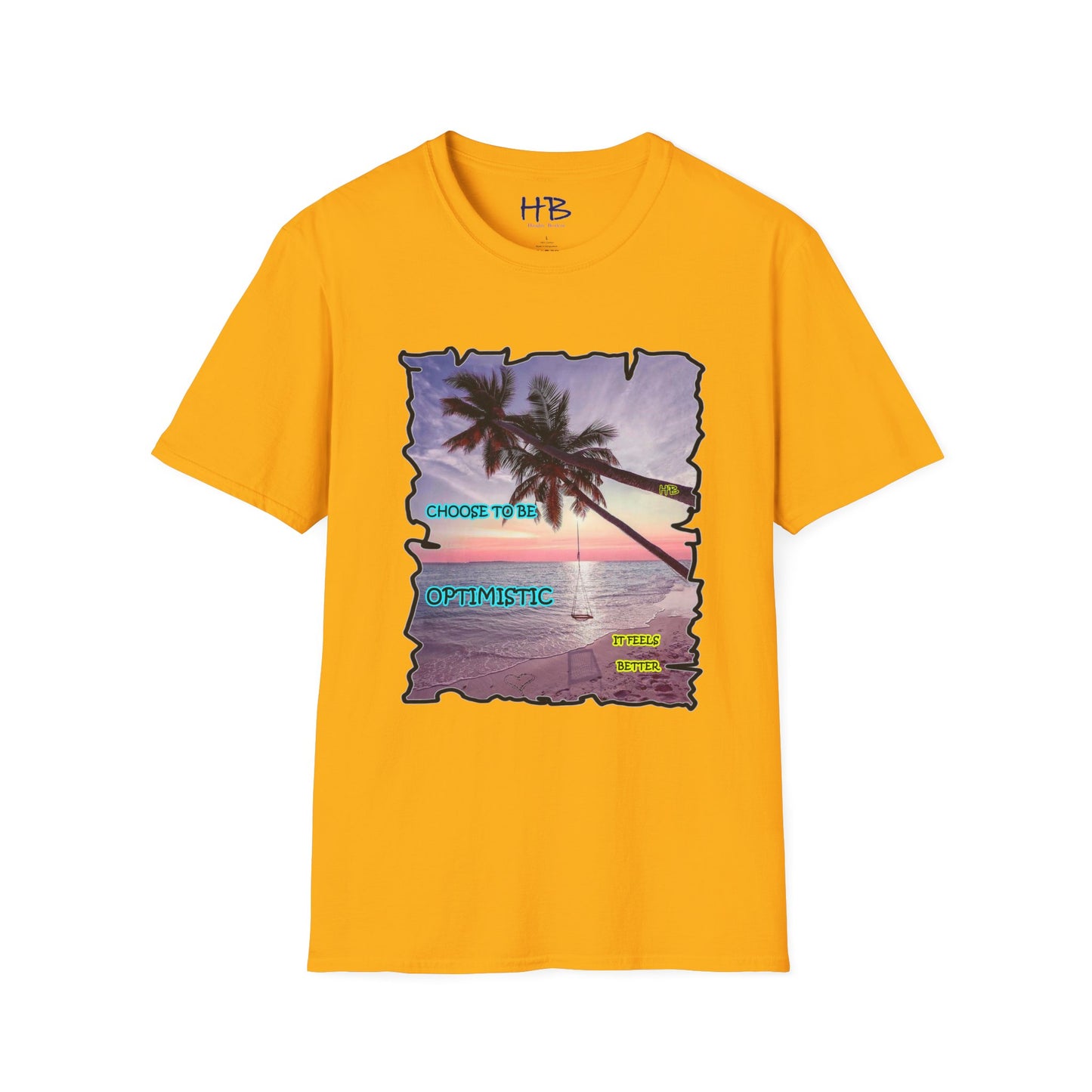 Embrace the Radiant Sunset by Swinging Towards Positivity using The Power of Optimism:  Sandy Beach Serenity Nature's Beauty Unleashed using Optimism in Every Stitch on the Horizon