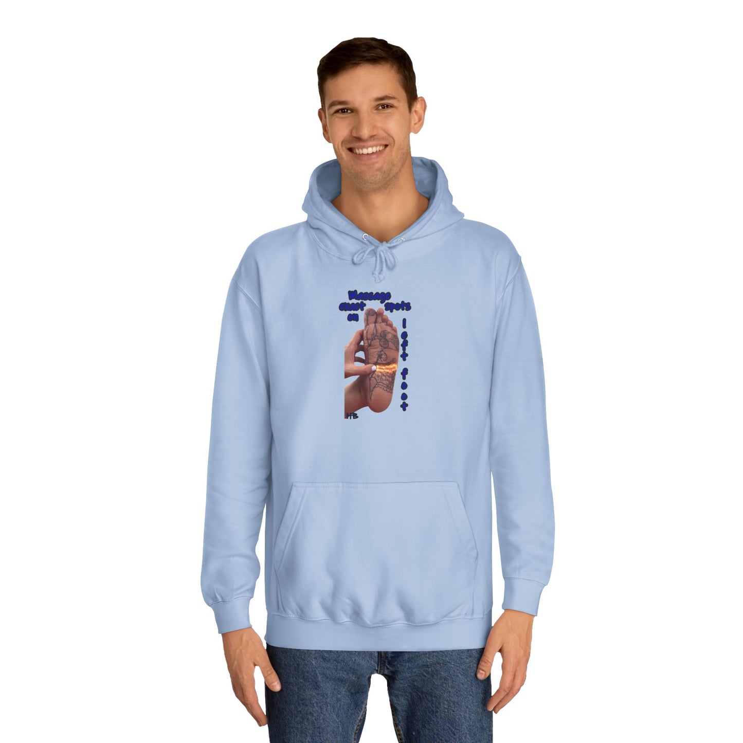 Get Yours Now -- Foot-Palm Wellness Organic Harmony;  Self-Care Holistic Healthwear (Hoodie - Cozy and Durable)