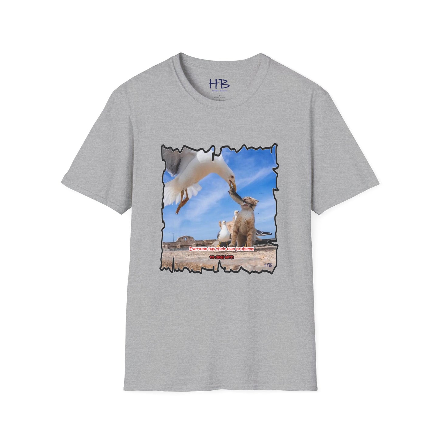 Flight of Perseverance: Nature's Theatre Finding Strength cat vs bird vs fish