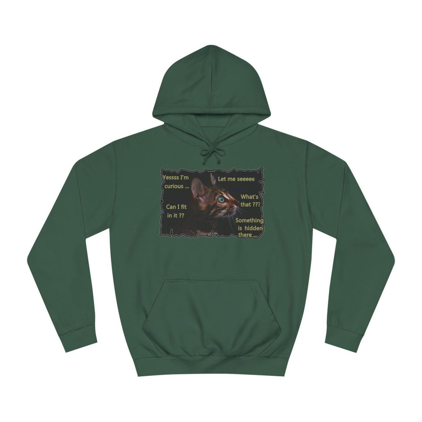 Get Yours Now -- Kitten curiosity and care free (Hoodie - Cozy and Durable)