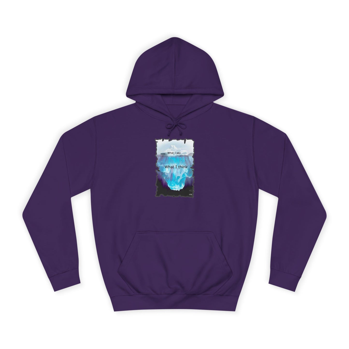 Below the Surface Veiled Verbalization (Hoodie - Cozy and Durable)