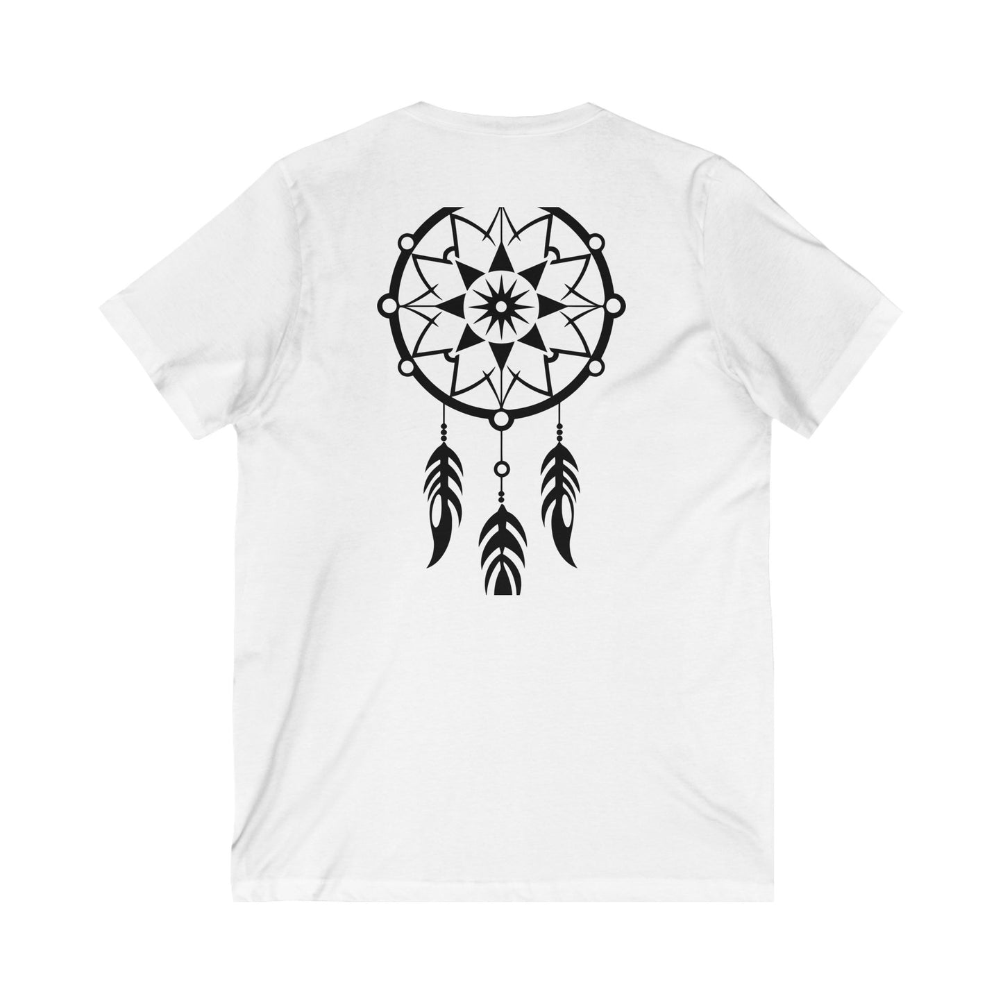 Native Indians (Unisex Jersey Short Sleeve V-neck - Comfortable Everyday Wear)