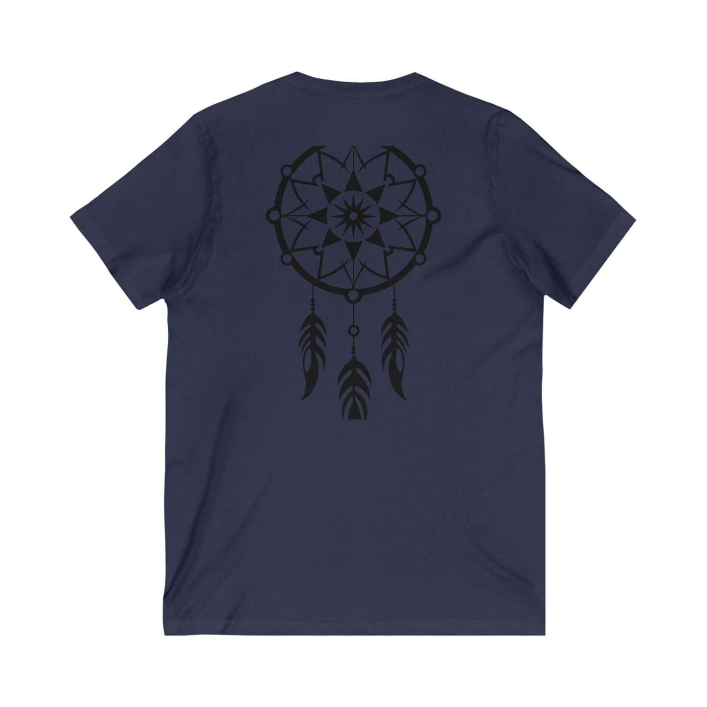 Native Indians (Unisex Jersey Short Sleeve V-neck - Comfortable Everyday Wear)