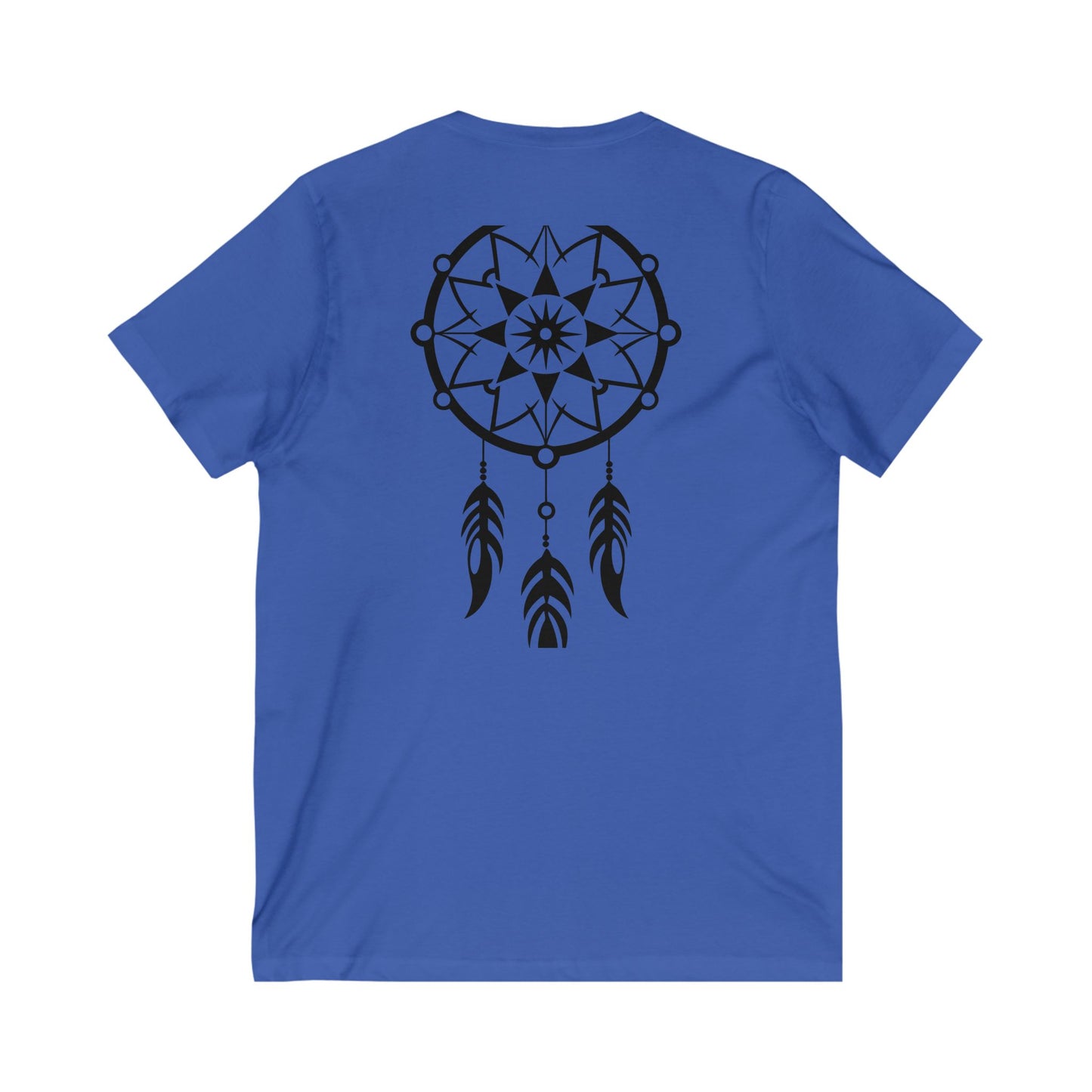 Native Indians (Unisex Jersey Short Sleeve V-neck - Comfortable Everyday Wear)