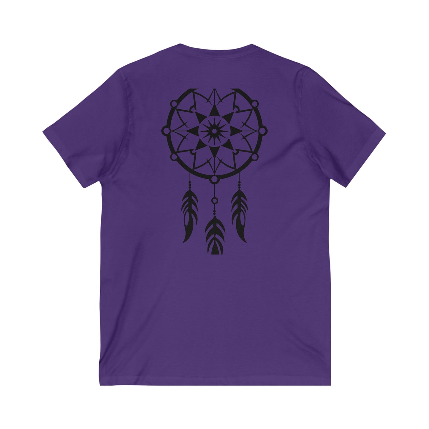 Native Indians (Unisex Jersey Short Sleeve V-neck - Comfortable Everyday Wear)