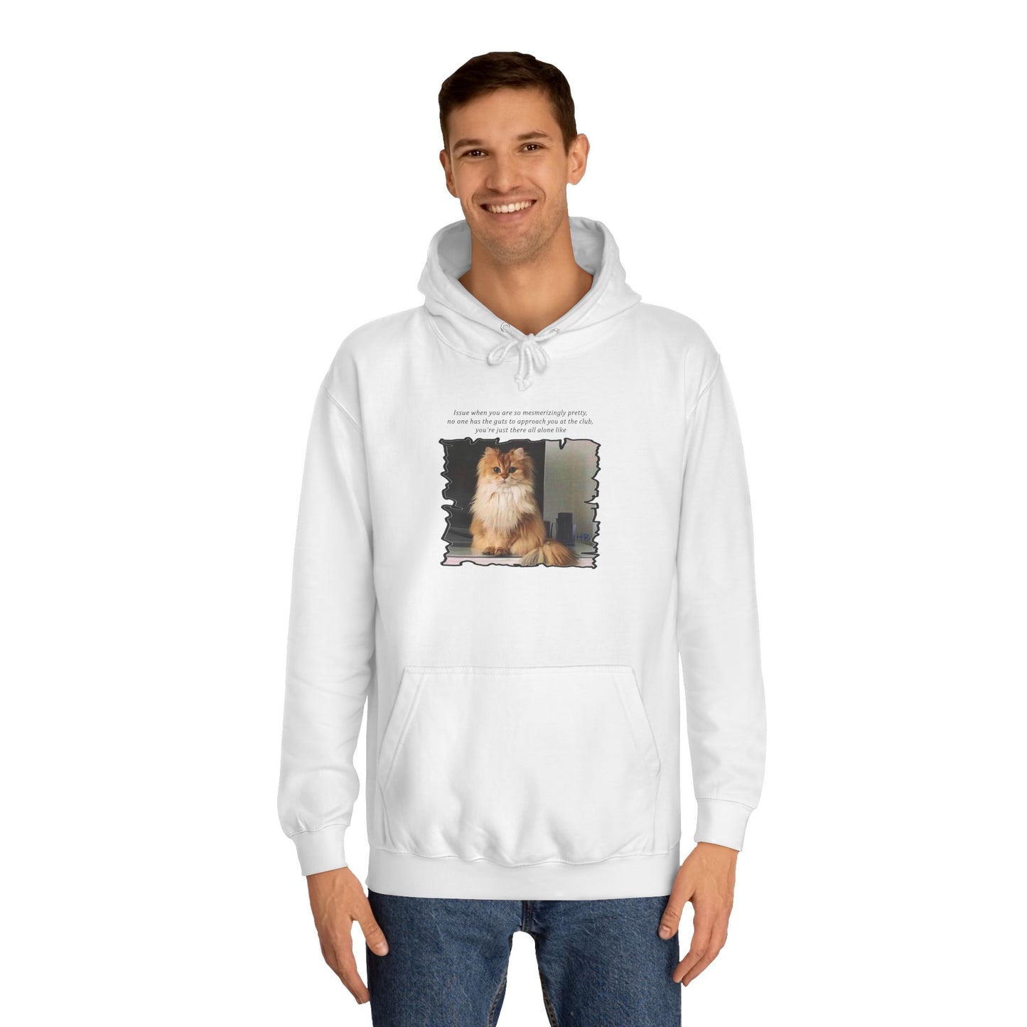 Get Yours Now -- Mesmerizing Lonely Kitty (Hoodie - Cozy and Durable)