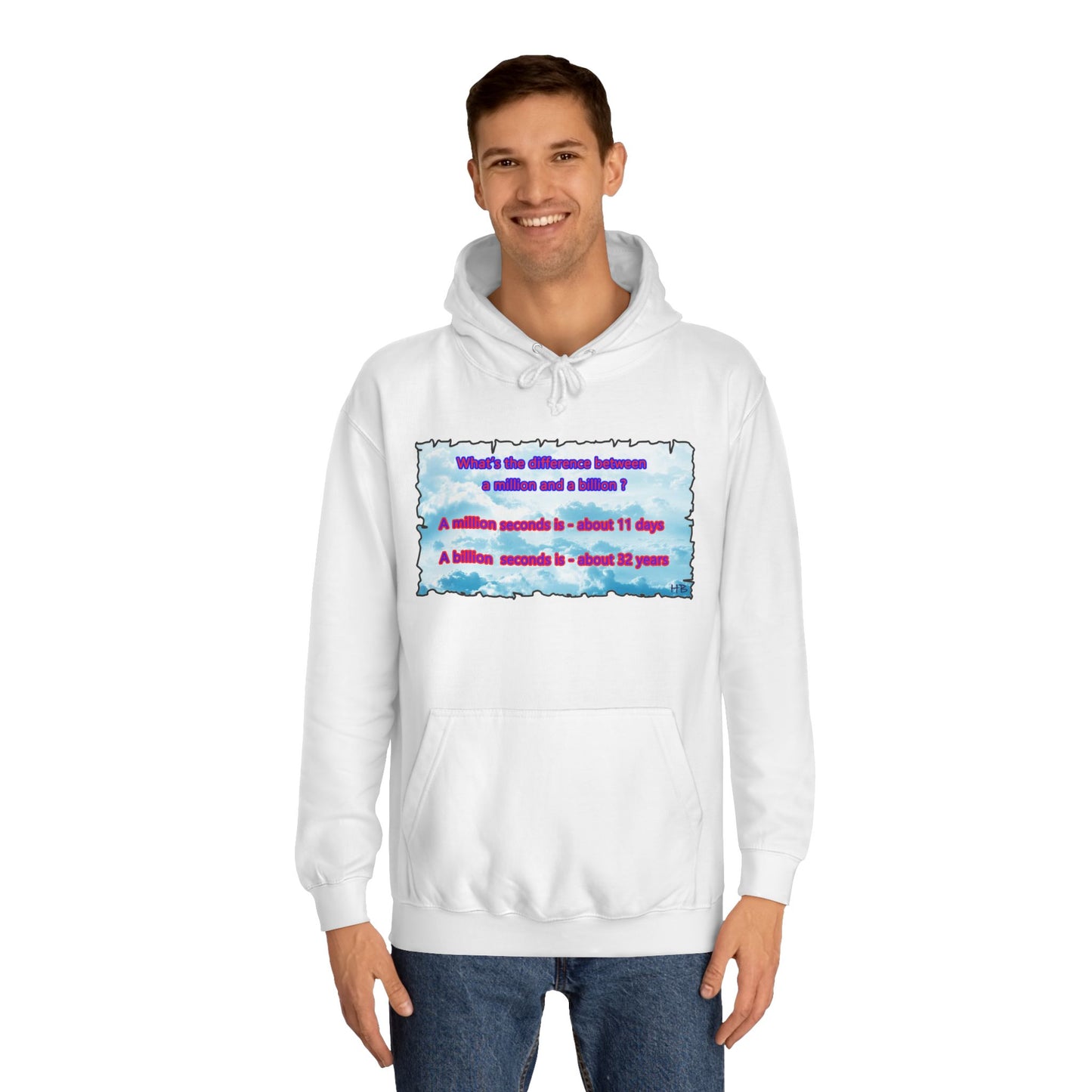 Get Yours Now -- Difference between million and billion calculated in seconds (Hoodie - Cozy and Durable)