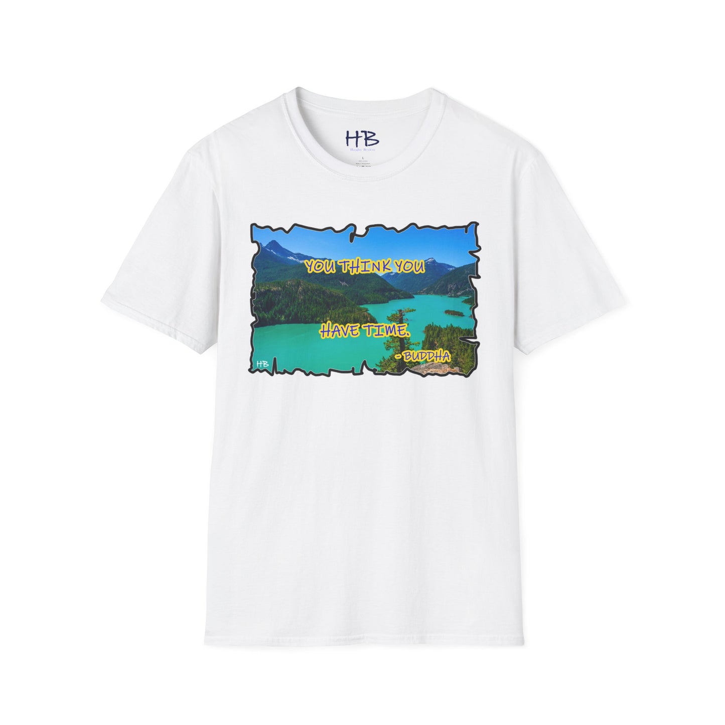 Buddha's Timeless Horizon Harmony; Philosophical Mirage Ethereal Lake Sunset Discourse 10