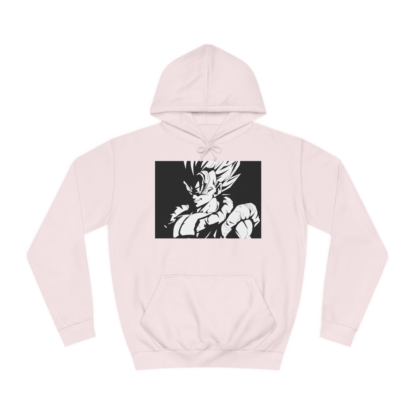 Get Yours Now -- Japanese Superhero anime in black and white (Hoodie - Cozy and Durable)