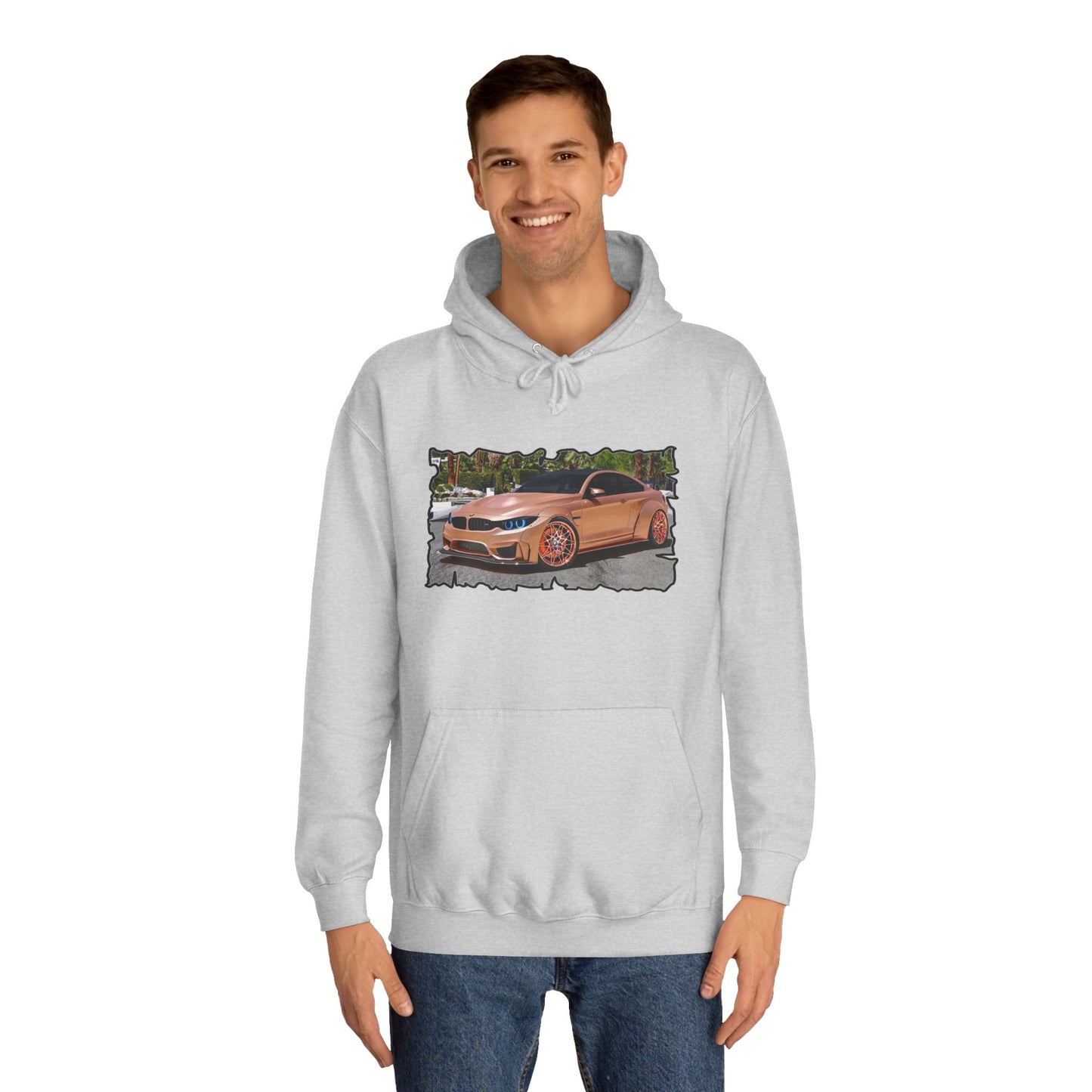 Get Yours Now -- Customized pink BMW M3 (Hoodie - Cozy and Durable)