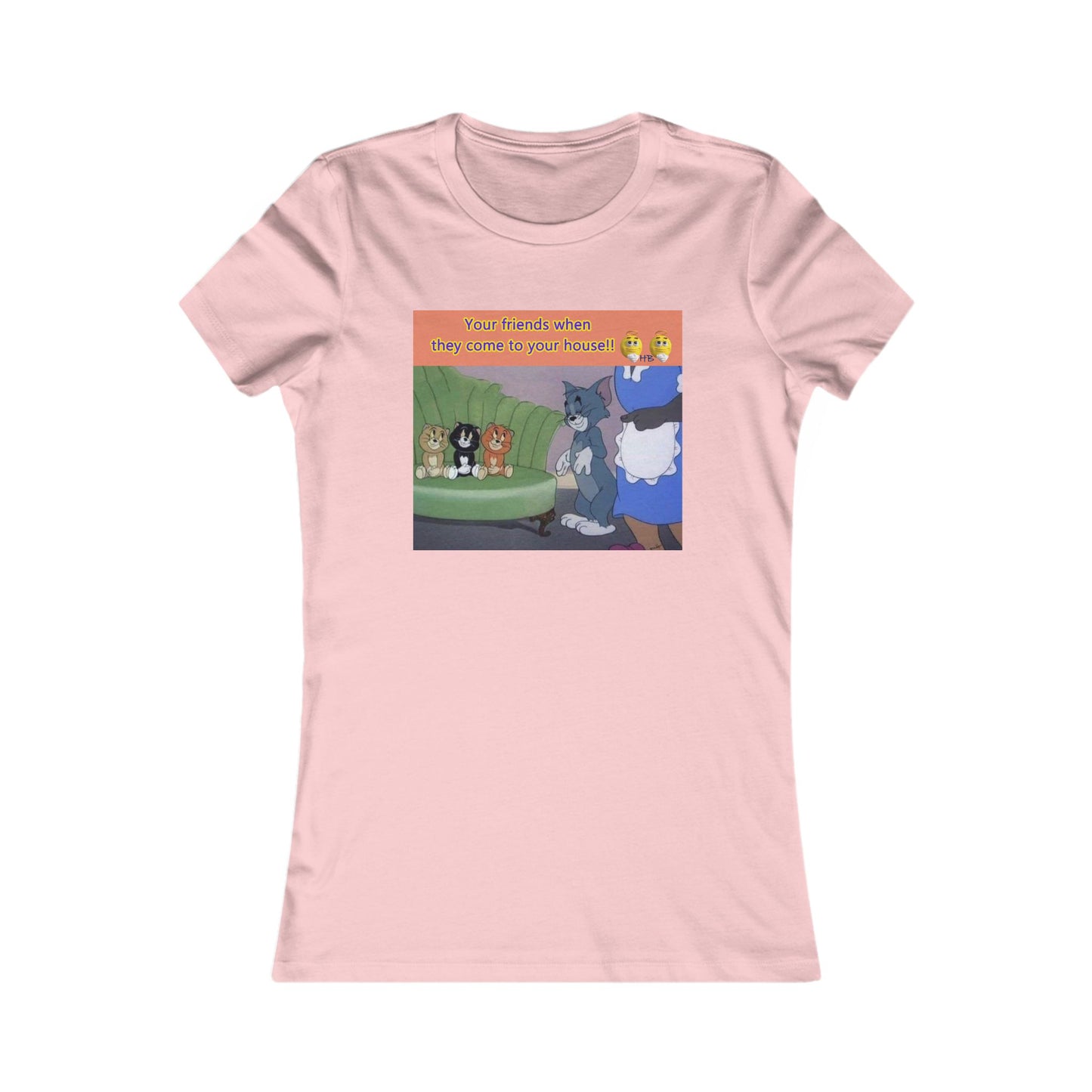 Tom and his innocent looking little friends in front of Mammy (Women - Premium Cotton Tee)