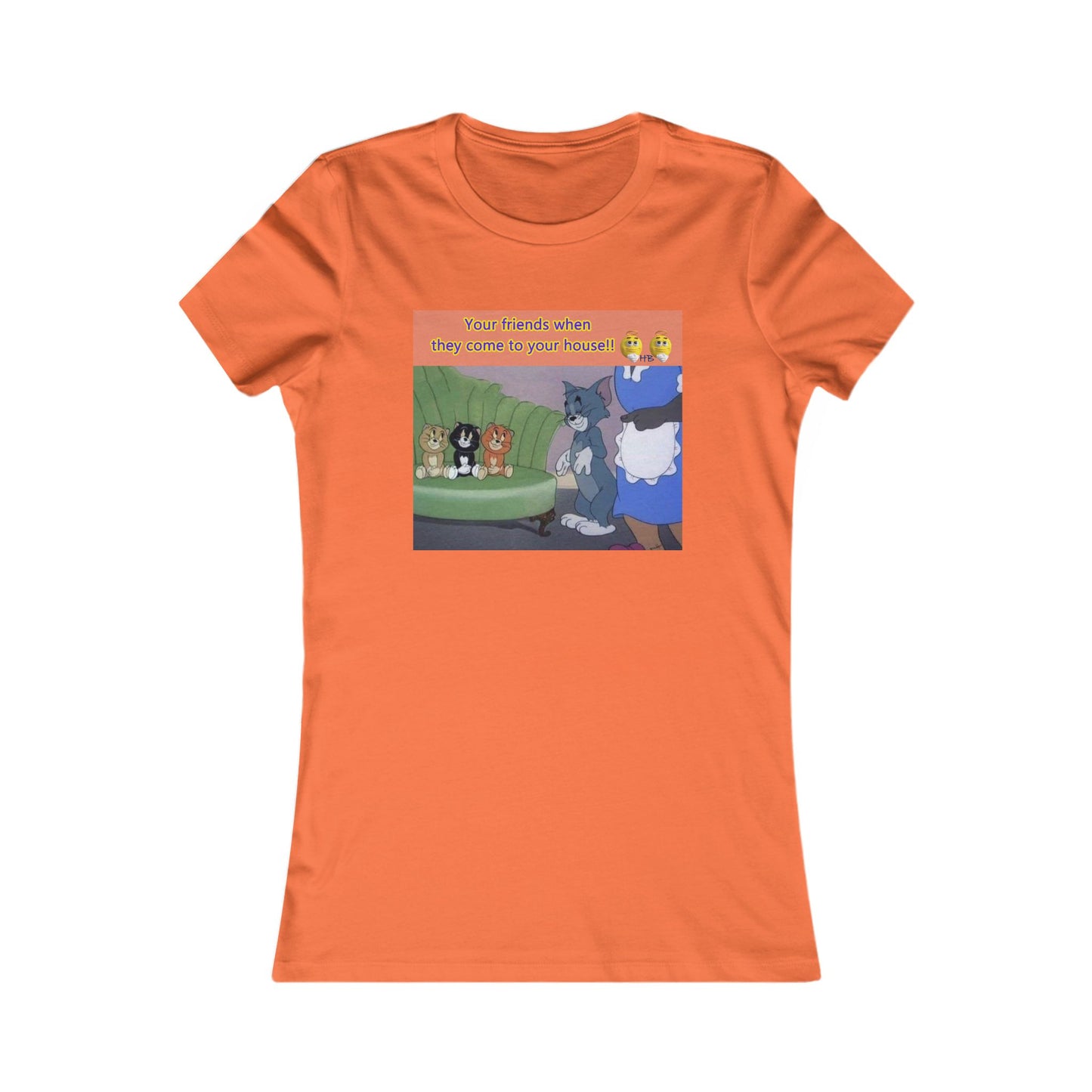 Tom and his innocent looking little friends in front of Mammy (Women - Premium Cotton Tee)