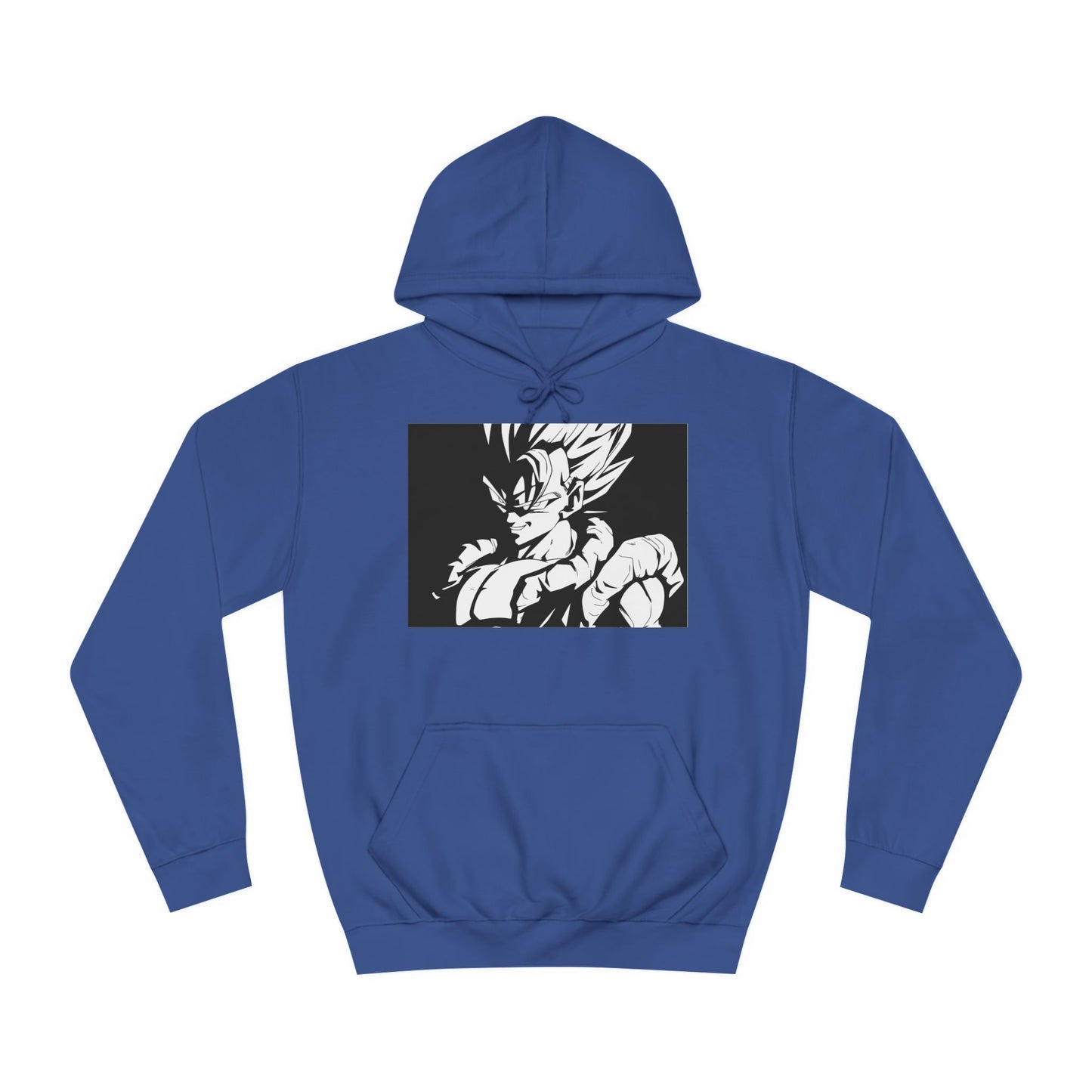 Get Yours Now -- Japanese Superhero anime in black and white (Hoodie - Cozy and Durable)