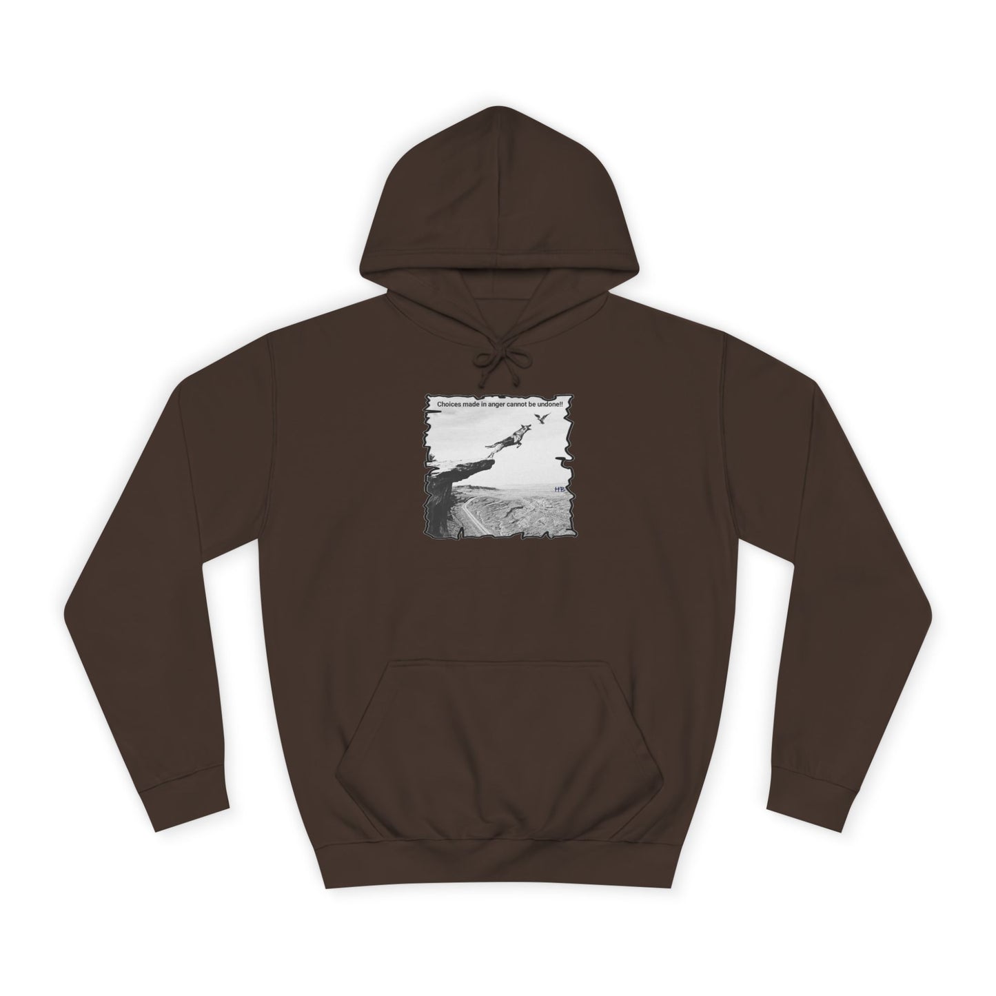 UnWise Woof Cliffhanger Choice Anger's Edge (Hoodie - Cozy and Durable)