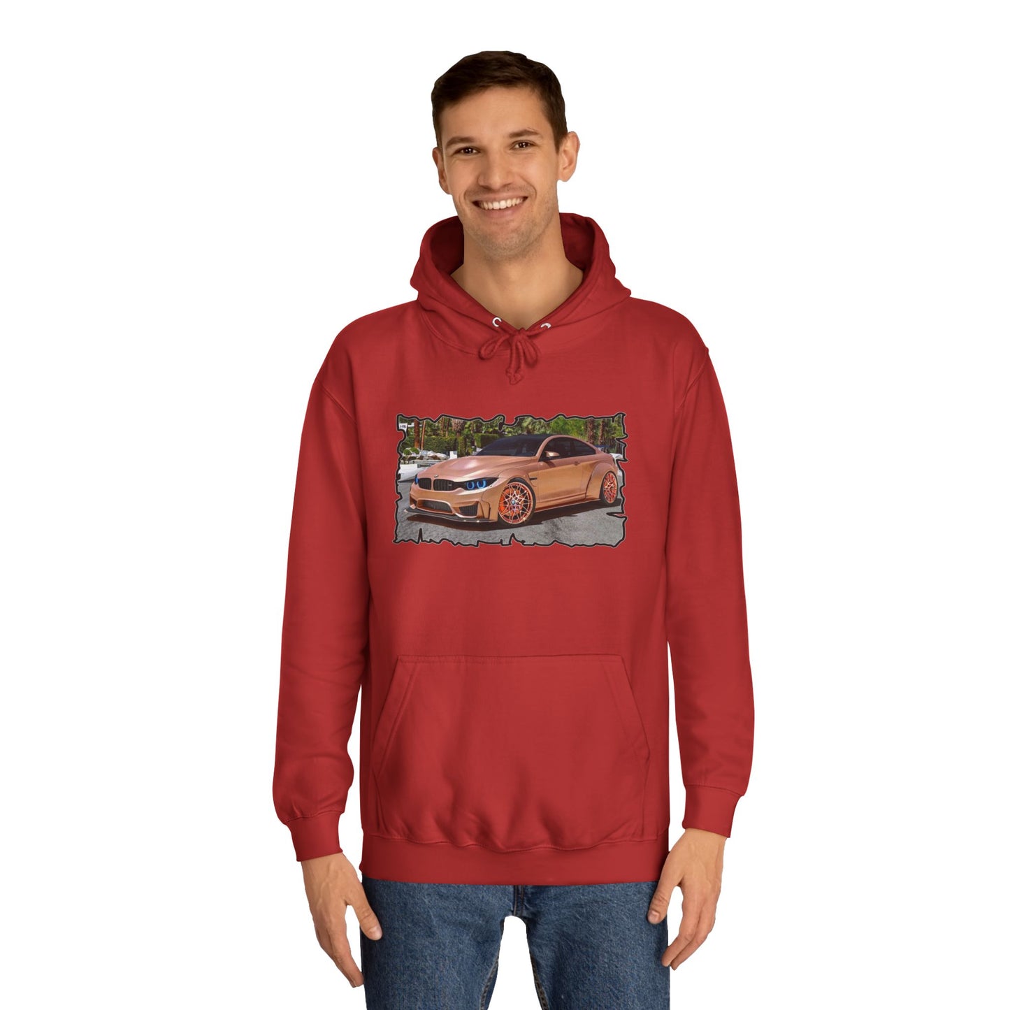 Get Yours Now -- Customized pink BMW M3 (Hoodie - Cozy and Durable)