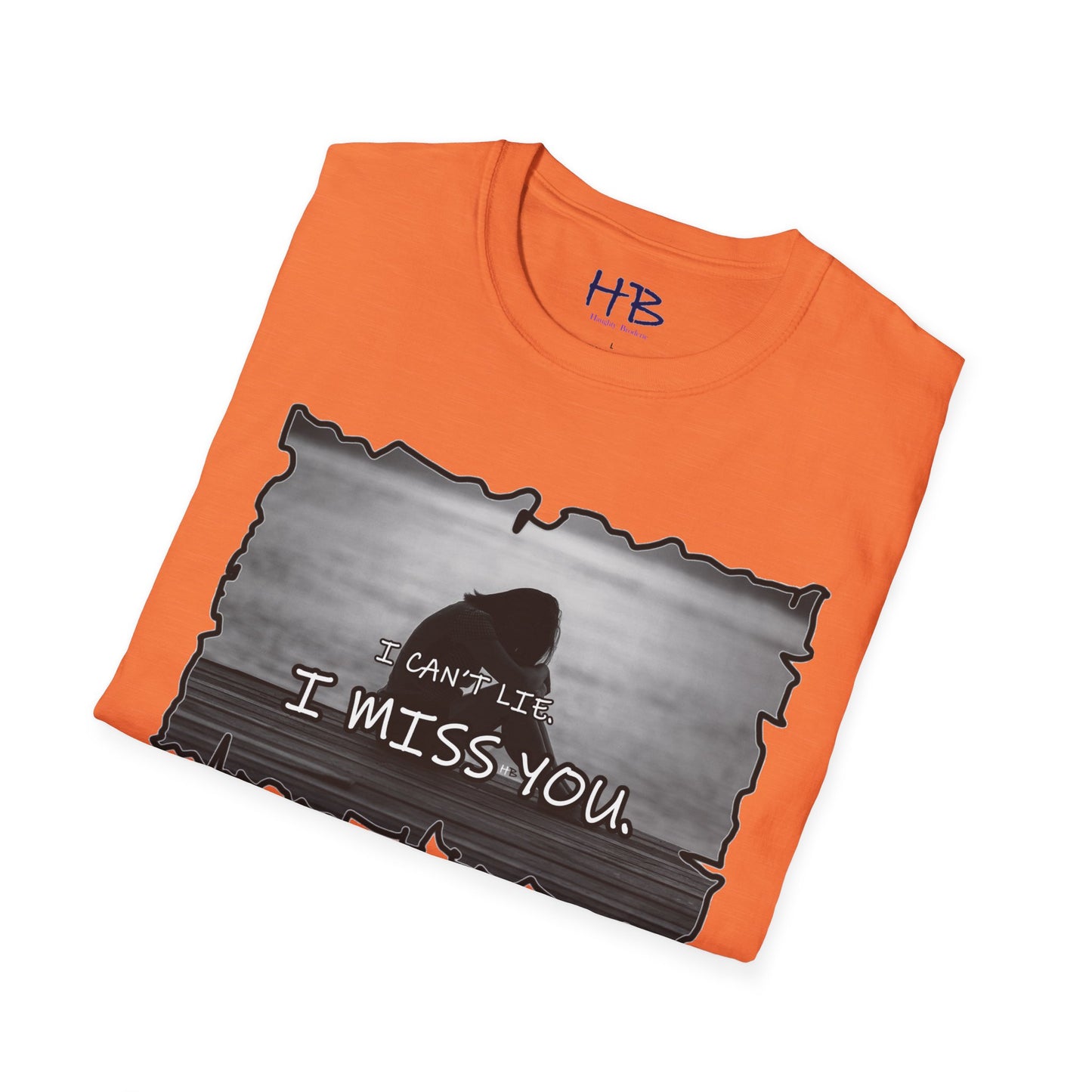 Embrace the Vulnerability Adorned Essence;  A Shirt of Emotional "I Miss You"