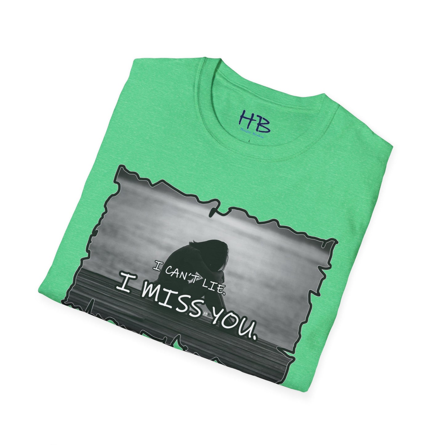 Embrace the Vulnerability Adorned Essence;  A Shirt of Emotional "I Miss You"