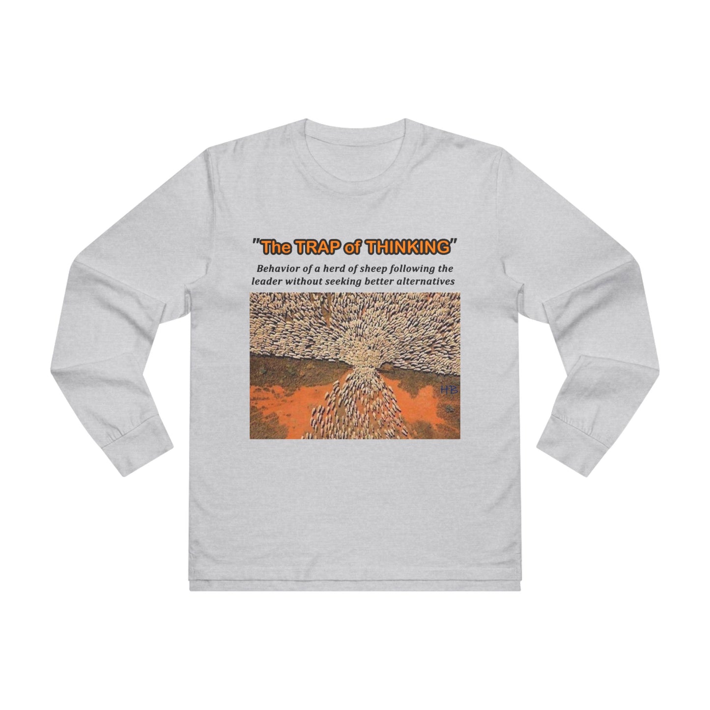 Thought-Provoking Independent Thinker (Men's Base Longsleeve Tee - All-Season Wear)