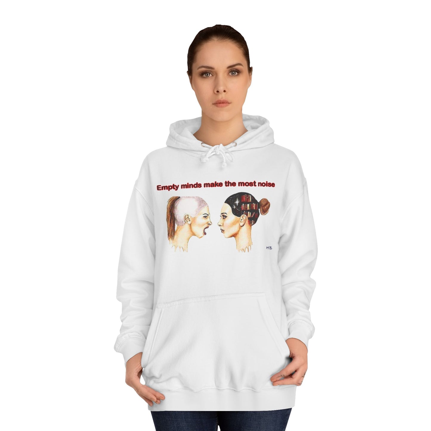 Get Yours Now -- Noiseless Nobility to Educate with The Power of Quiet Intellect (Hoodie - Cozy and Durable)