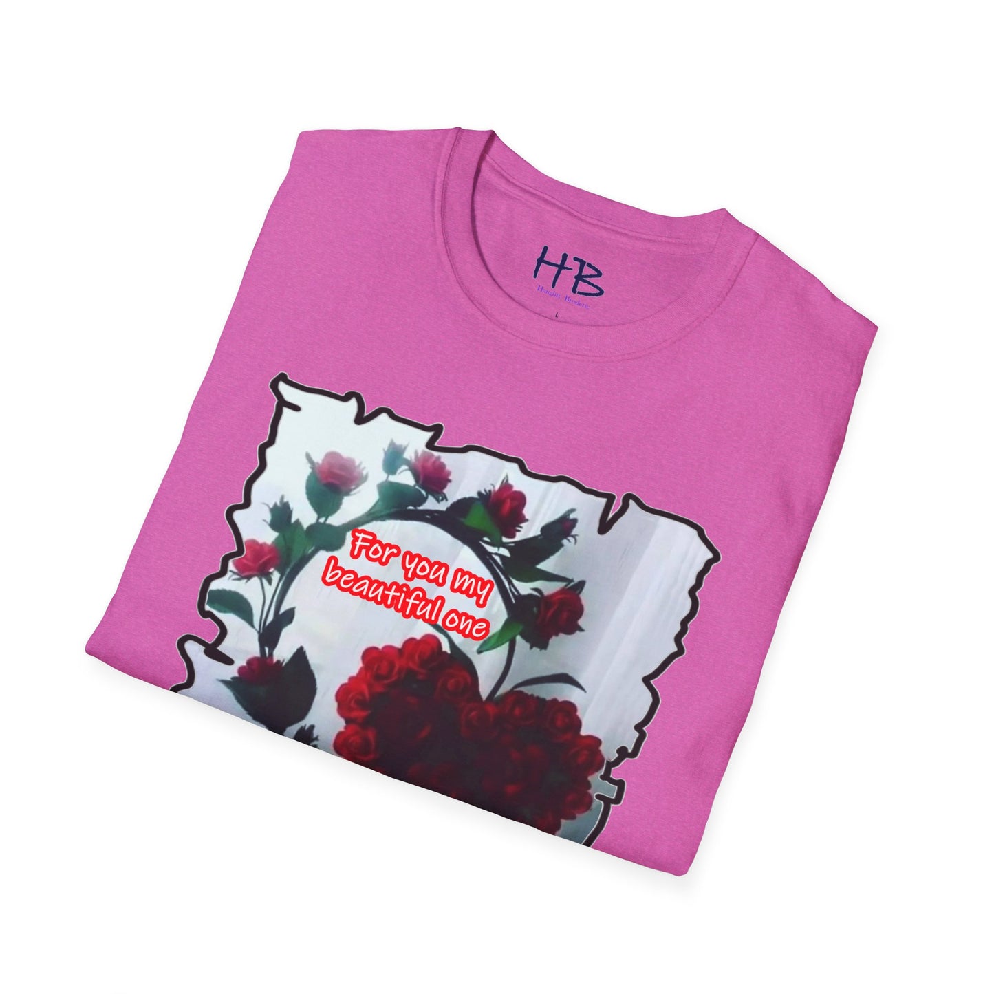 A Botanical Elegance Wearable Ode to Love; A Red Heart Rhapsody Floral Symphony Romantic Reverie