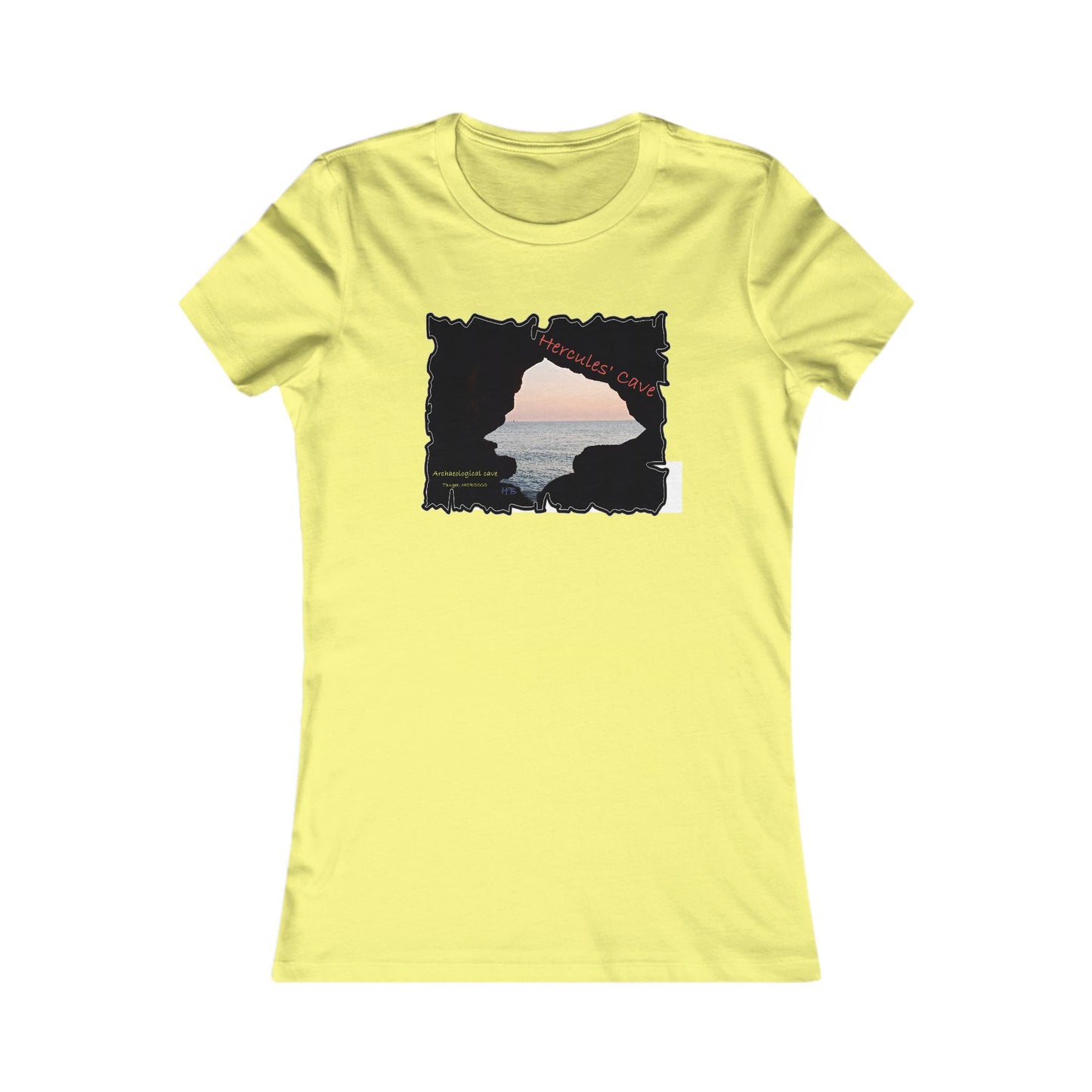 Tanger's Treasure Hercules' Cave Sunset (Women - Premium Cotton Tee)