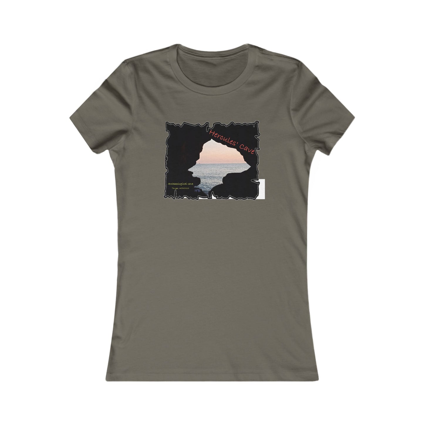 Tanger's Treasure Hercules' Cave Sunset (Women - Premium Cotton Tee)
