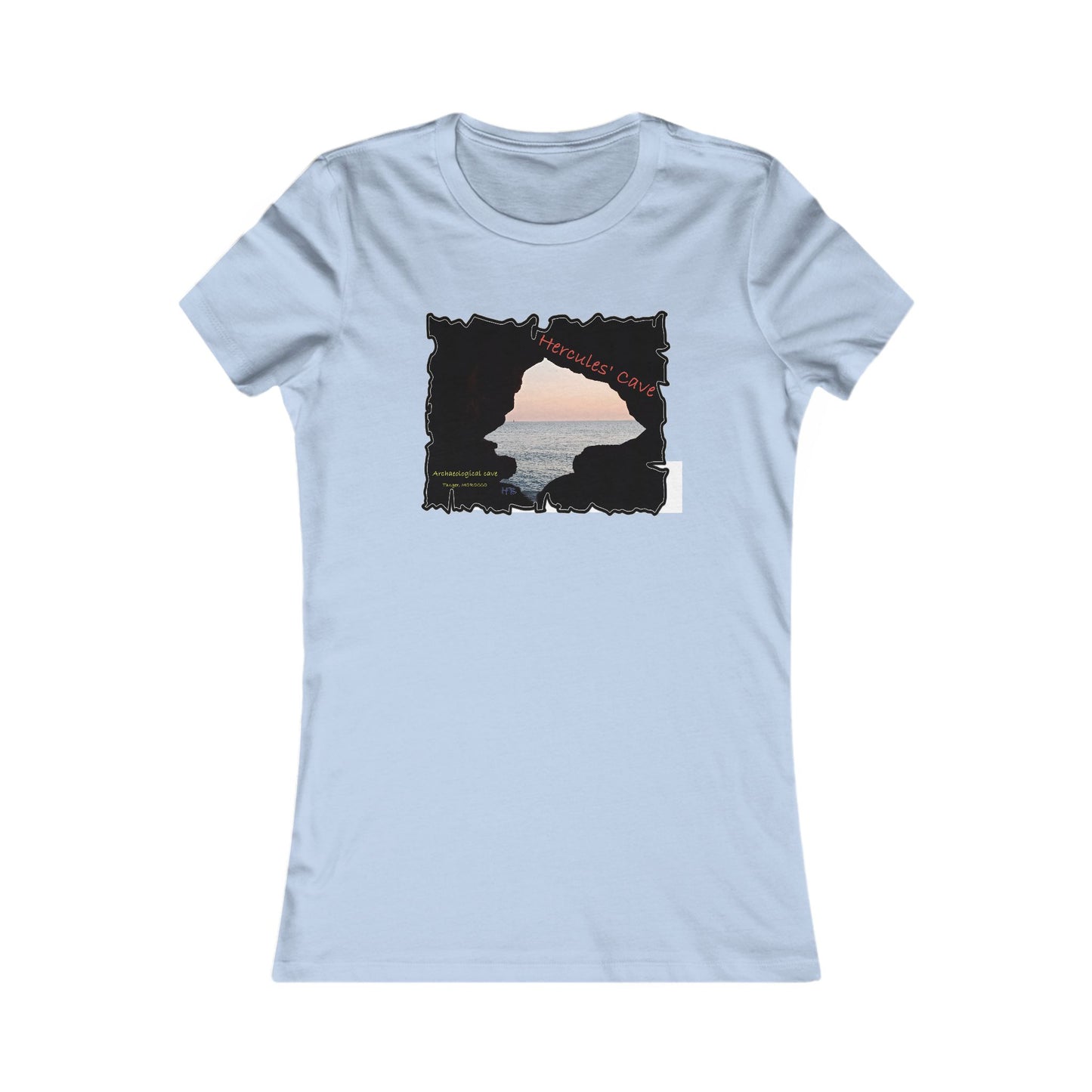 Tanger's Treasure Hercules' Cave Sunset (Women - Premium Cotton Tee)