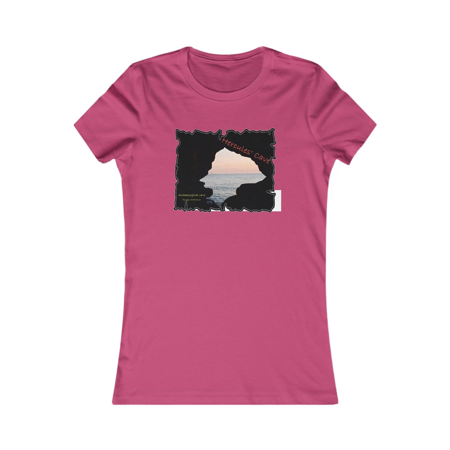 Tanger's Treasure Hercules' Cave Sunset (Women - Premium Cotton Tee)