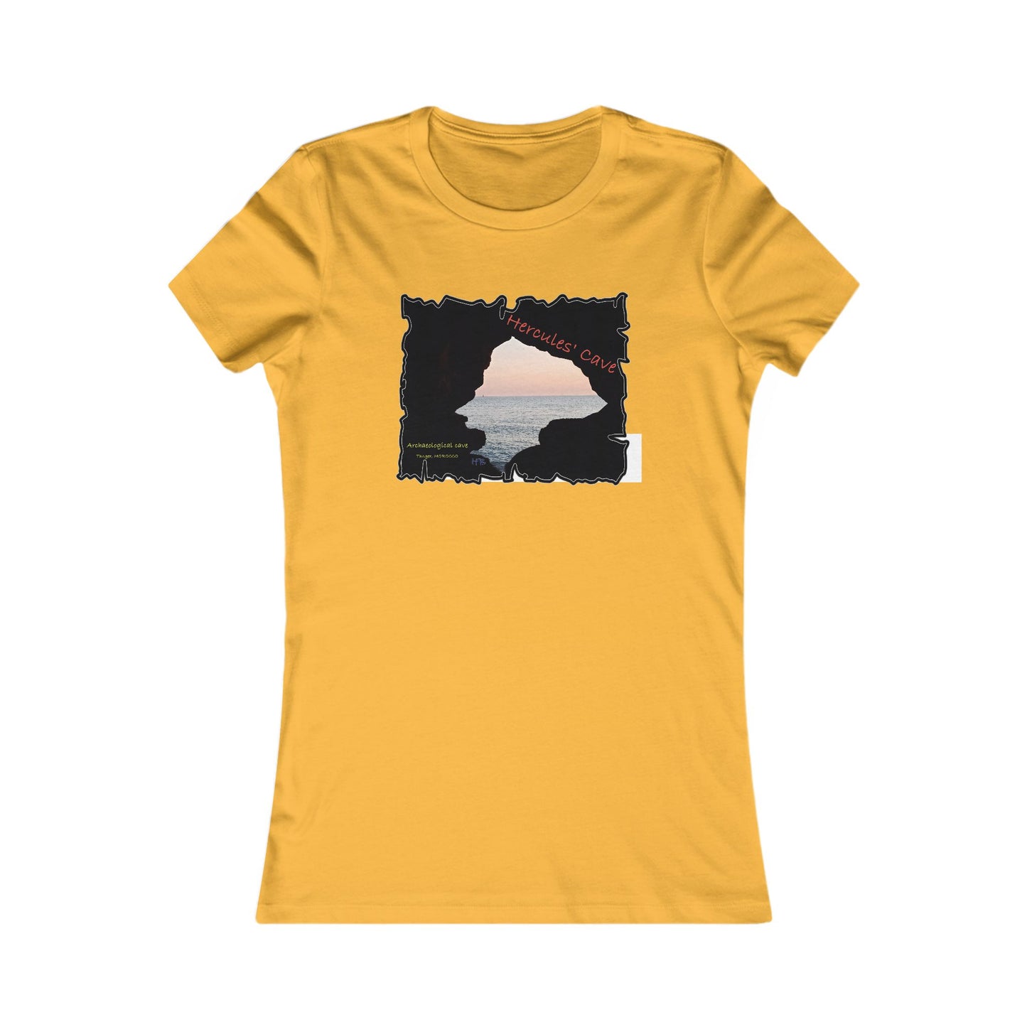 Tanger's Treasure Hercules' Cave Sunset (Women - Premium Cotton Tee)