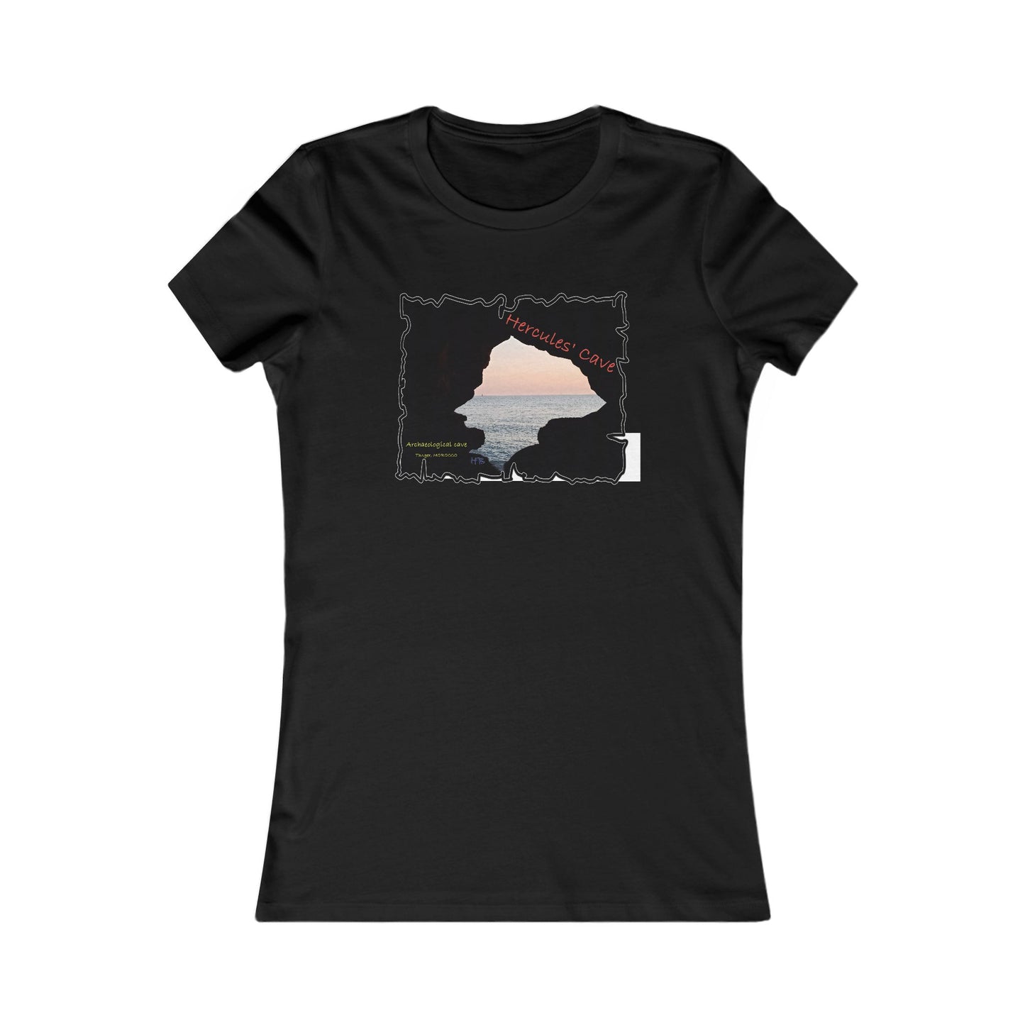 Tanger's Treasure Hercules' Cave Sunset (Women - Premium Cotton Tee)