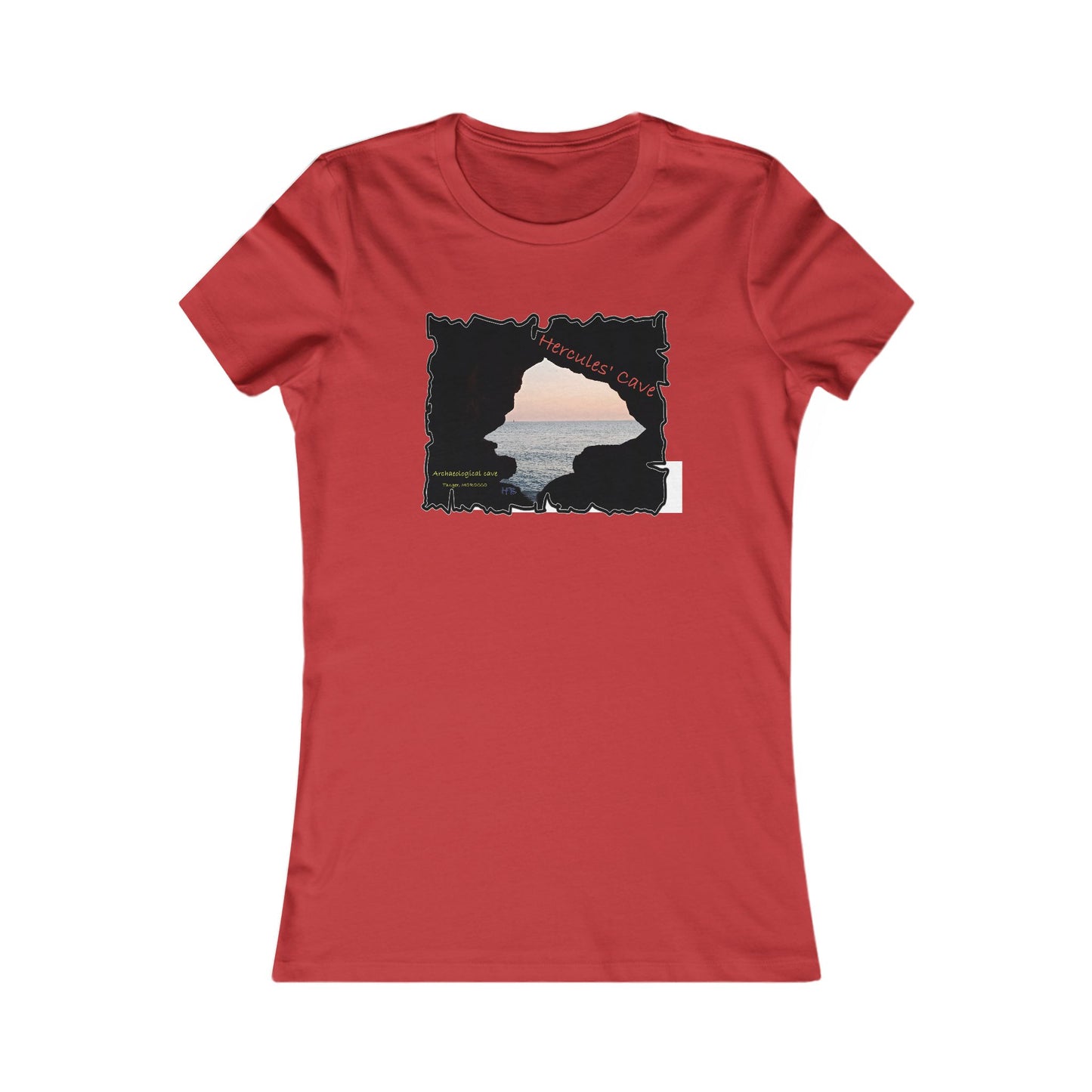 Tanger's Treasure Hercules' Cave Sunset (Women - Premium Cotton Tee)